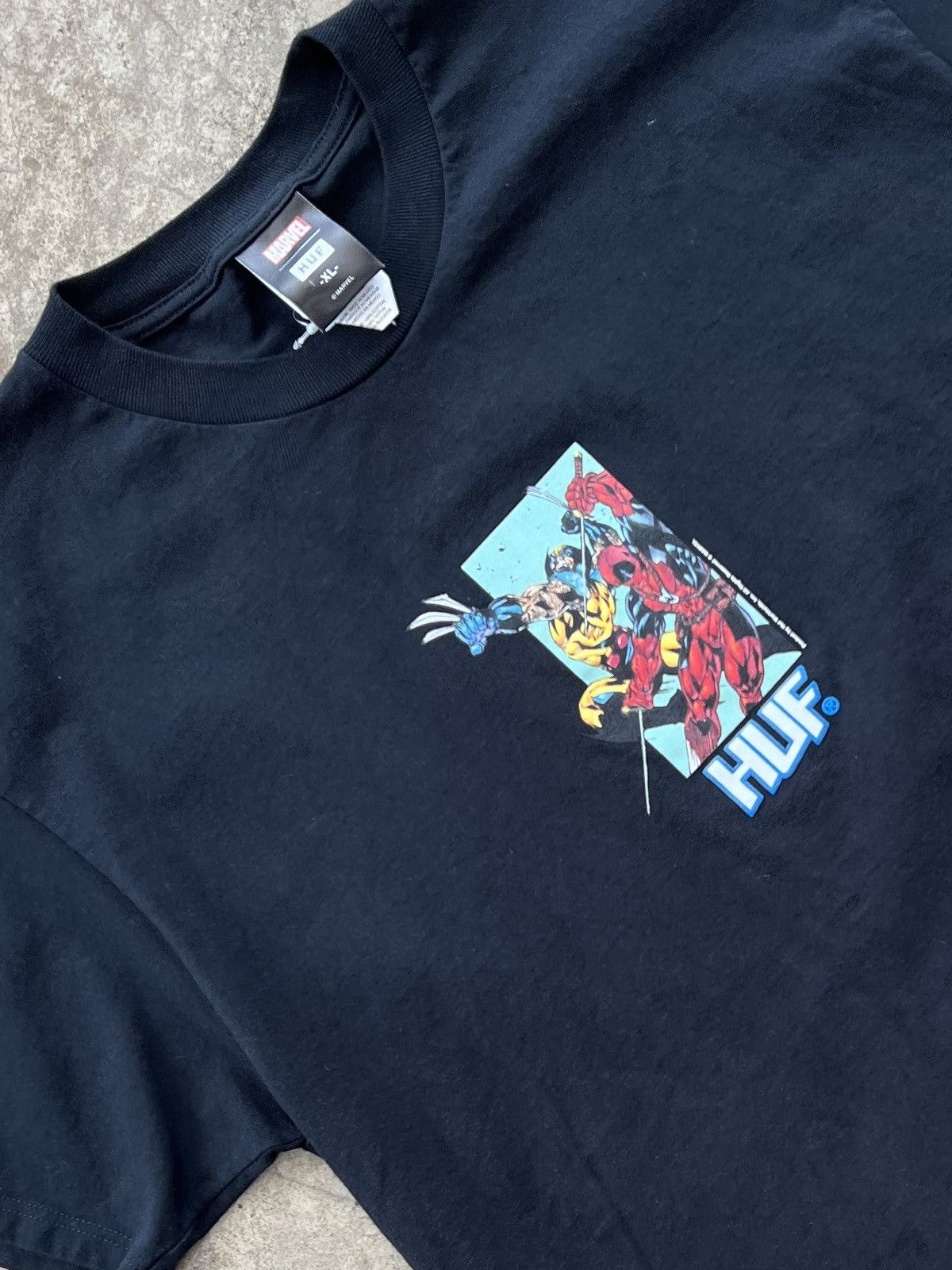 Huf HUF x Marvel Deadpool and Wolverine Hack 'n Slash Tee XL Size US XL / EU 56 / 4 - 1 Thumbnail