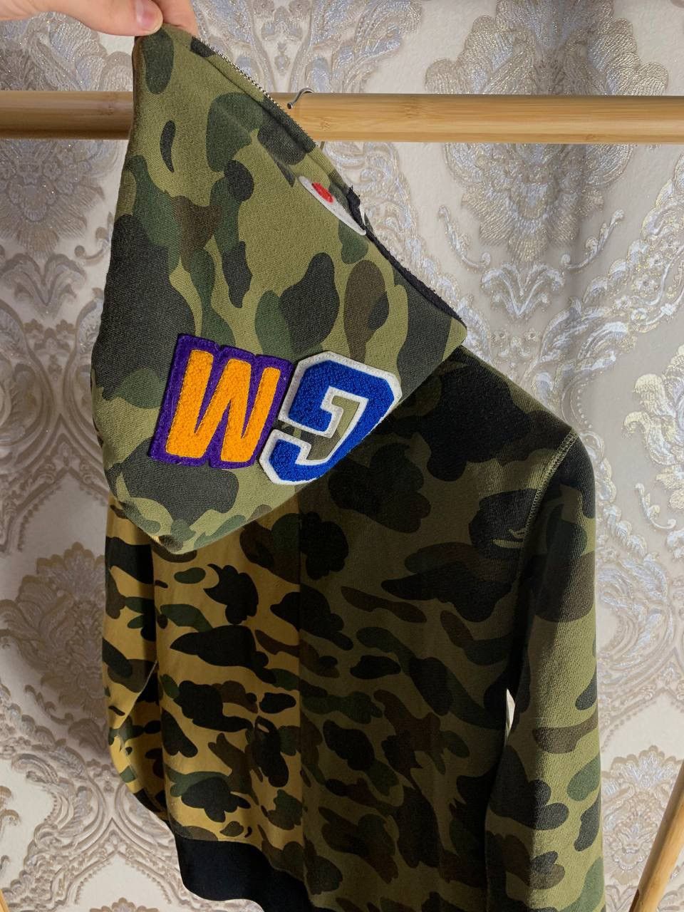 Bape 1st Camo Half Shark Full Zip Hoodie Size US S / EU 44-46 / 1 - 20 Thumbnail
