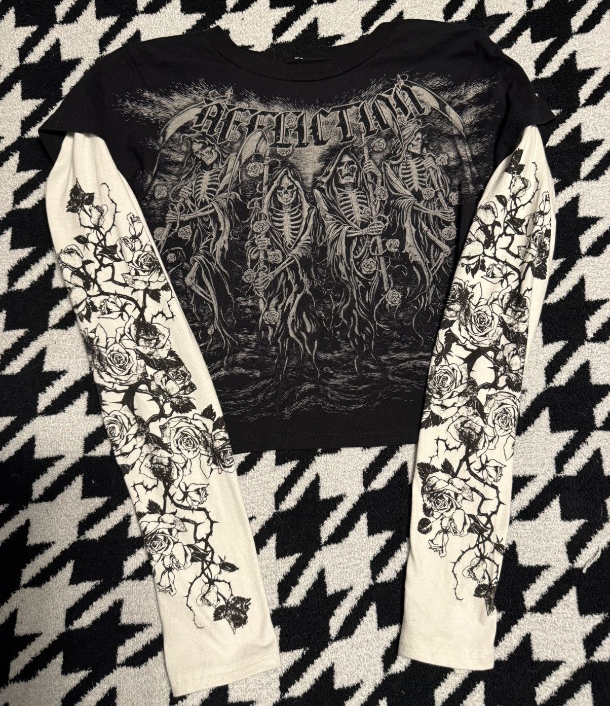 Affliction Affliction Skull Longsleeve Tee Size L / US 10 / IT 46 - 2 Thumbnail