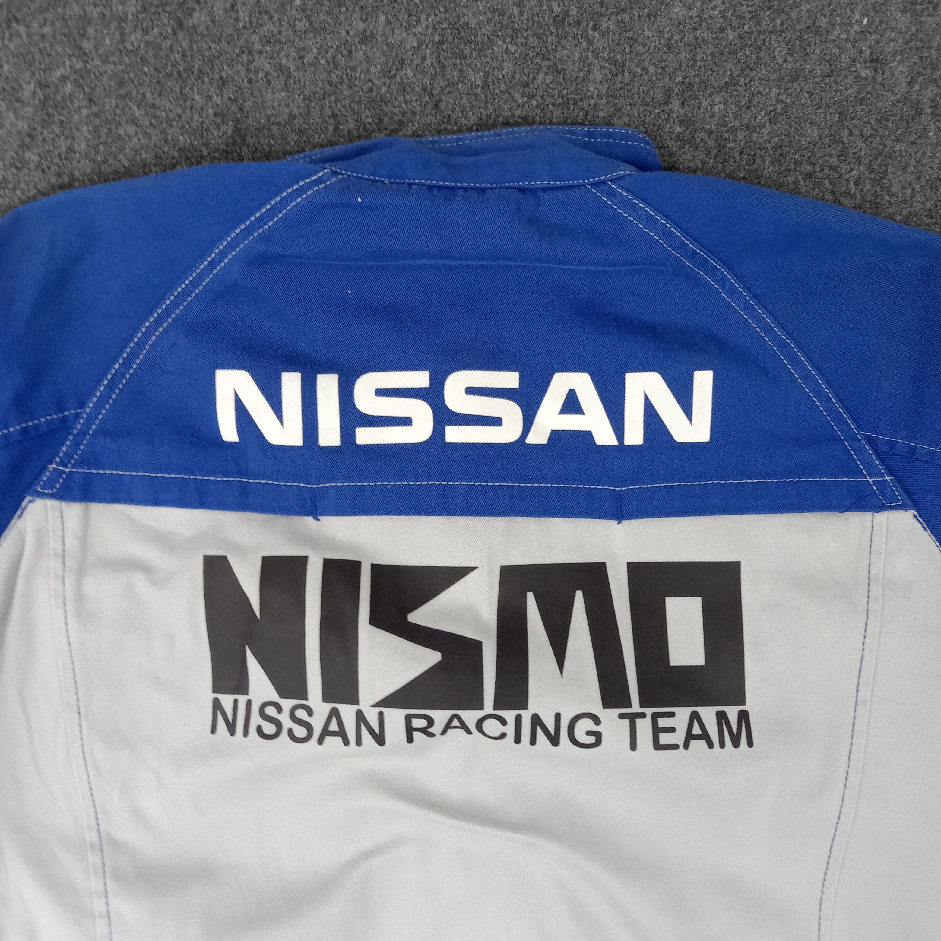 Japanese Brand × Vintage Nismo Nissan Japanese Racing Team Coverall Jacket Size US M / EU 48-50 / 2 - 2 Thumbnail