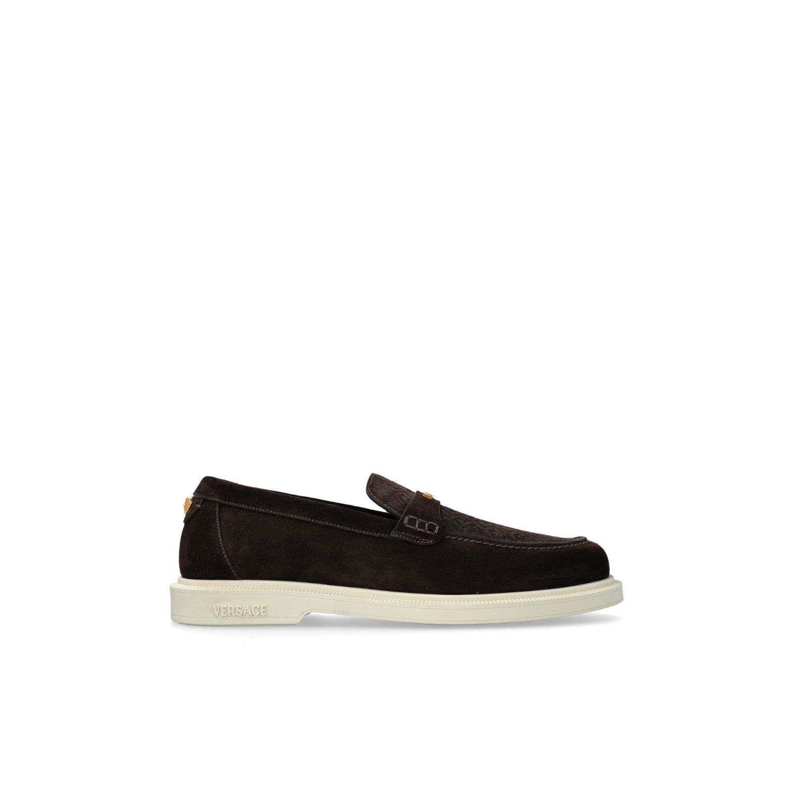 Versace VERSACE Brown Loafers New And Authentic (Men's size:8;) Size US 8 / EU 41 - 1 Thumbnail