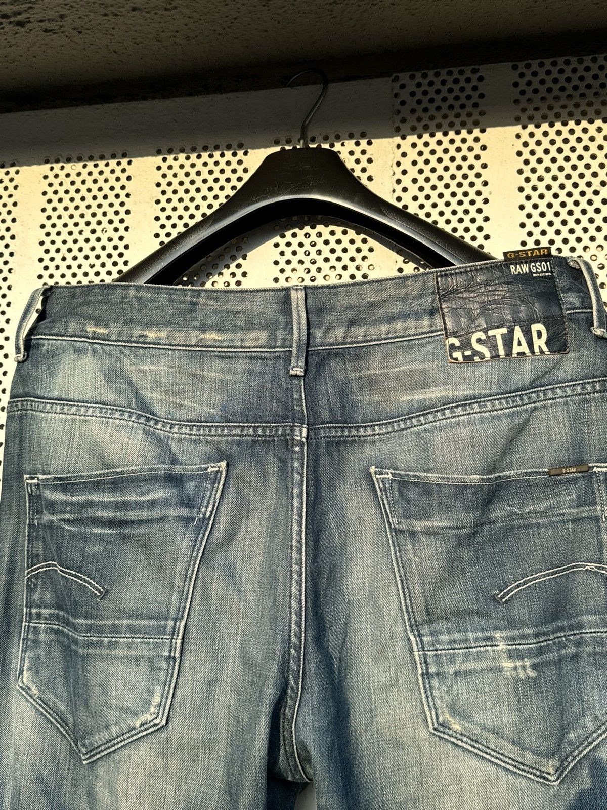 G-Star G Star Raw GS01 Vintage Men’s Jeans 3D Size US 34 / EU 50 - 15 Thumbnail