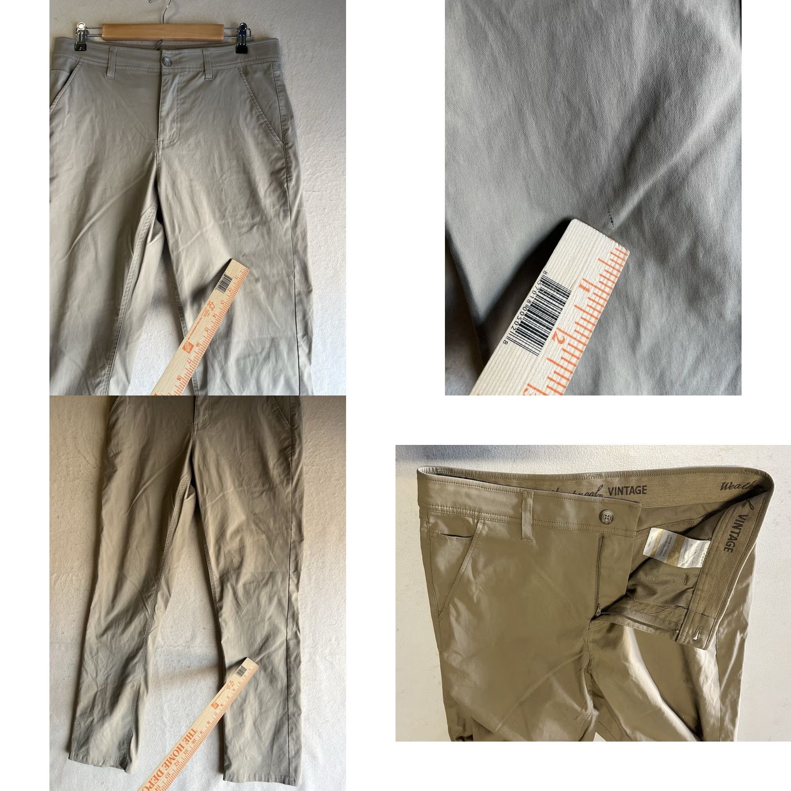 Weatherproof VINTAGE Weatherproof Pants Mens 32x34 Tan Regular Fit Nylon Spandex Chino All Season See Pics Mens Size US 32 / EU 48 - 8 Thumbnail