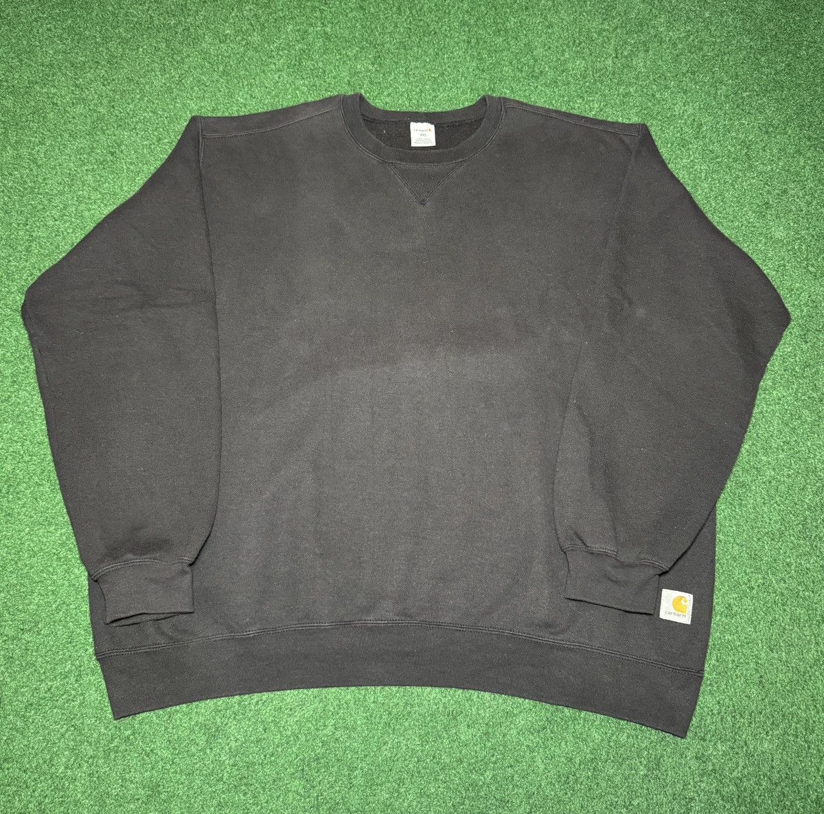 Carhartt Y2K Carhartt Black 2XL Blank Minimalist Crewneck Sweatshirt Size US XXL / EU 58 / 5 - 1 Thumbnail