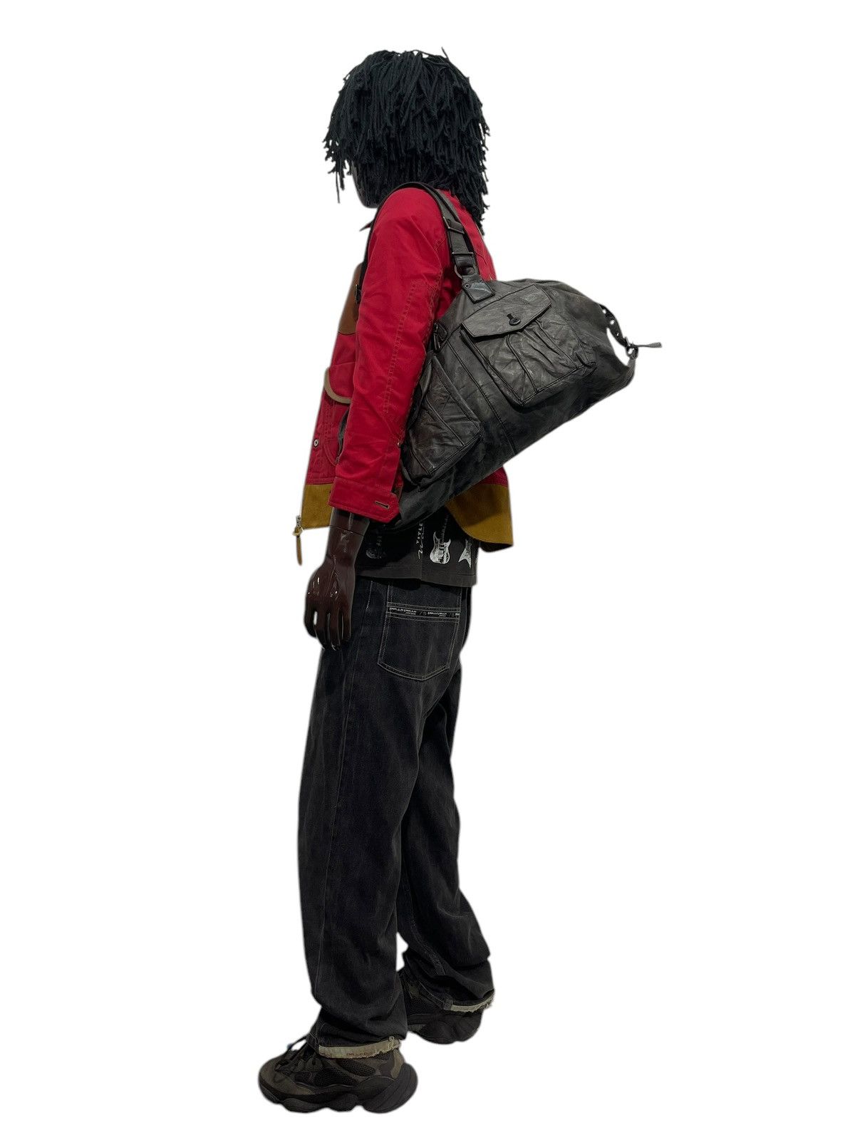 Genuine Leather Full Leather Lagasha Japan East/West Bag 1🟩5 Size ONE SIZE - 3 Thumbnail