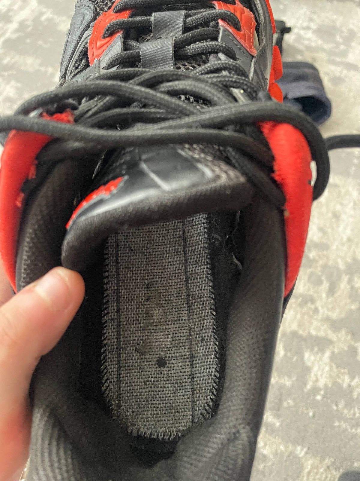 Balenciaga Balenciaga Track 2 Open Sneaker in Black/Red/Grey Size US 9 / EU 42 - 11 Thumbnail