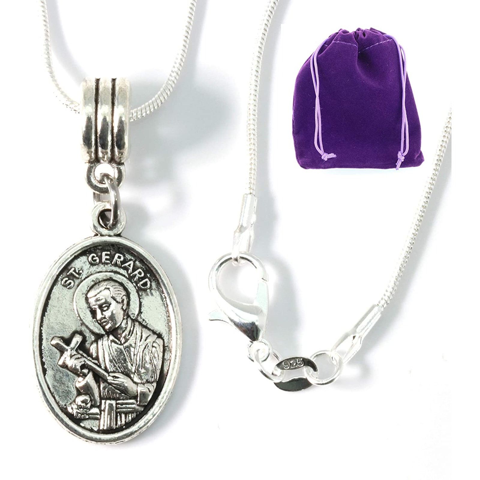 & Other Stories St Gerard Necklace | Patron Saint of Motherhood Fertility Size ONE SIZE - 1 Thumbnail