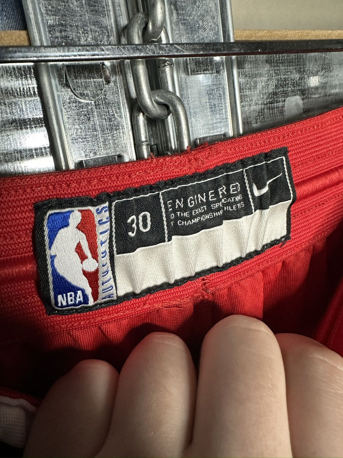 Nike Chicago Bulls Nike Men's NBA Red Swingman Shorts Size S (30) Size US 30 / EU 46 - 6 Thumbnail