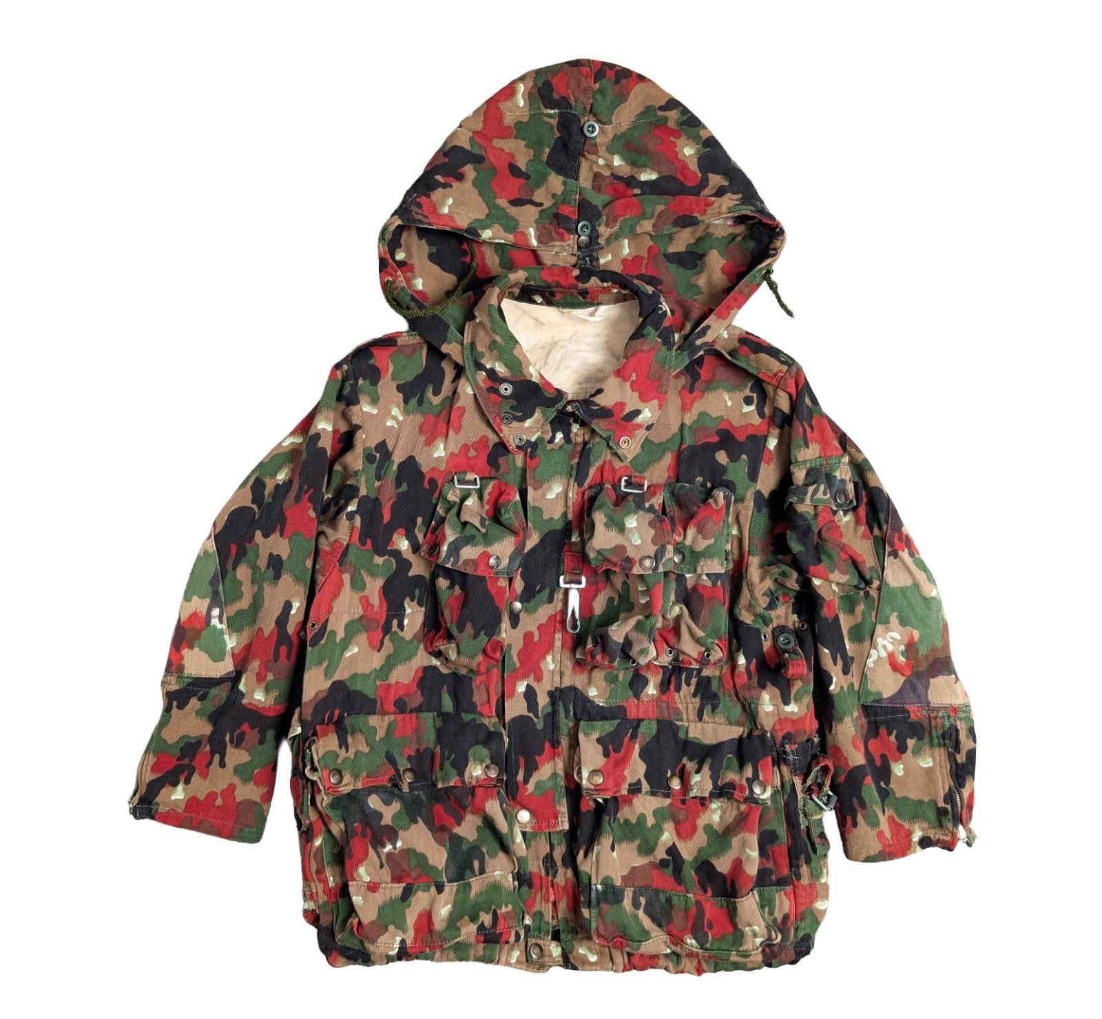 The Unbranded Brand Swiss Army Alpenflage Jacket Cold War 1964 Dated - Medium Size US M / EU 48-50 / 2 - 1 Thumbnail