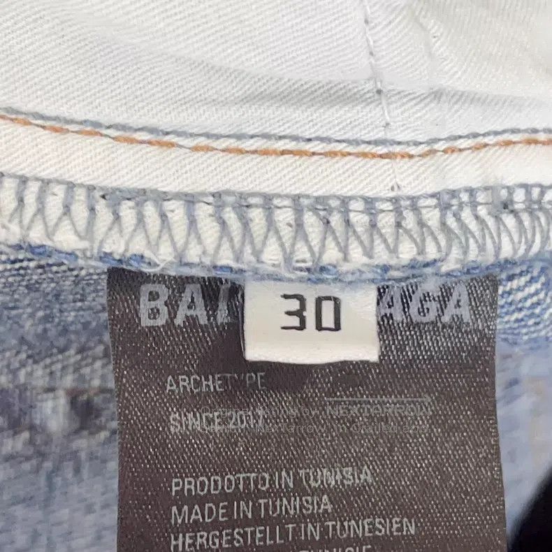 Balenciaga Balenciaga Cotton Straight-Leg Jeans Size US 30 / EU 46 - 6 Thumbnail