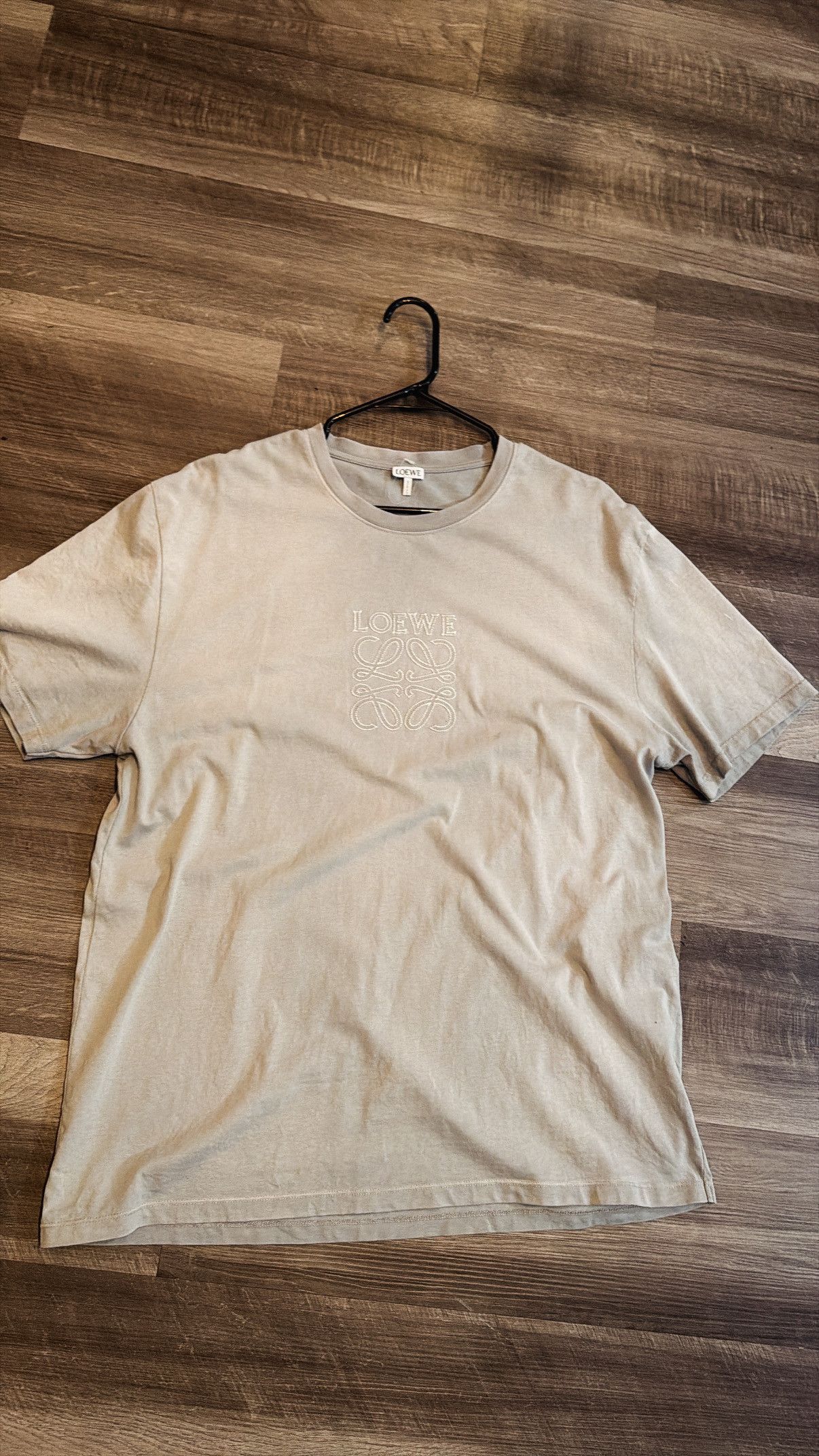 Loewe Loewe Anagram-Embroidered Crew Neck T-Shirt Size US L / EU 52-54 / 3 - 5 Thumbnail
