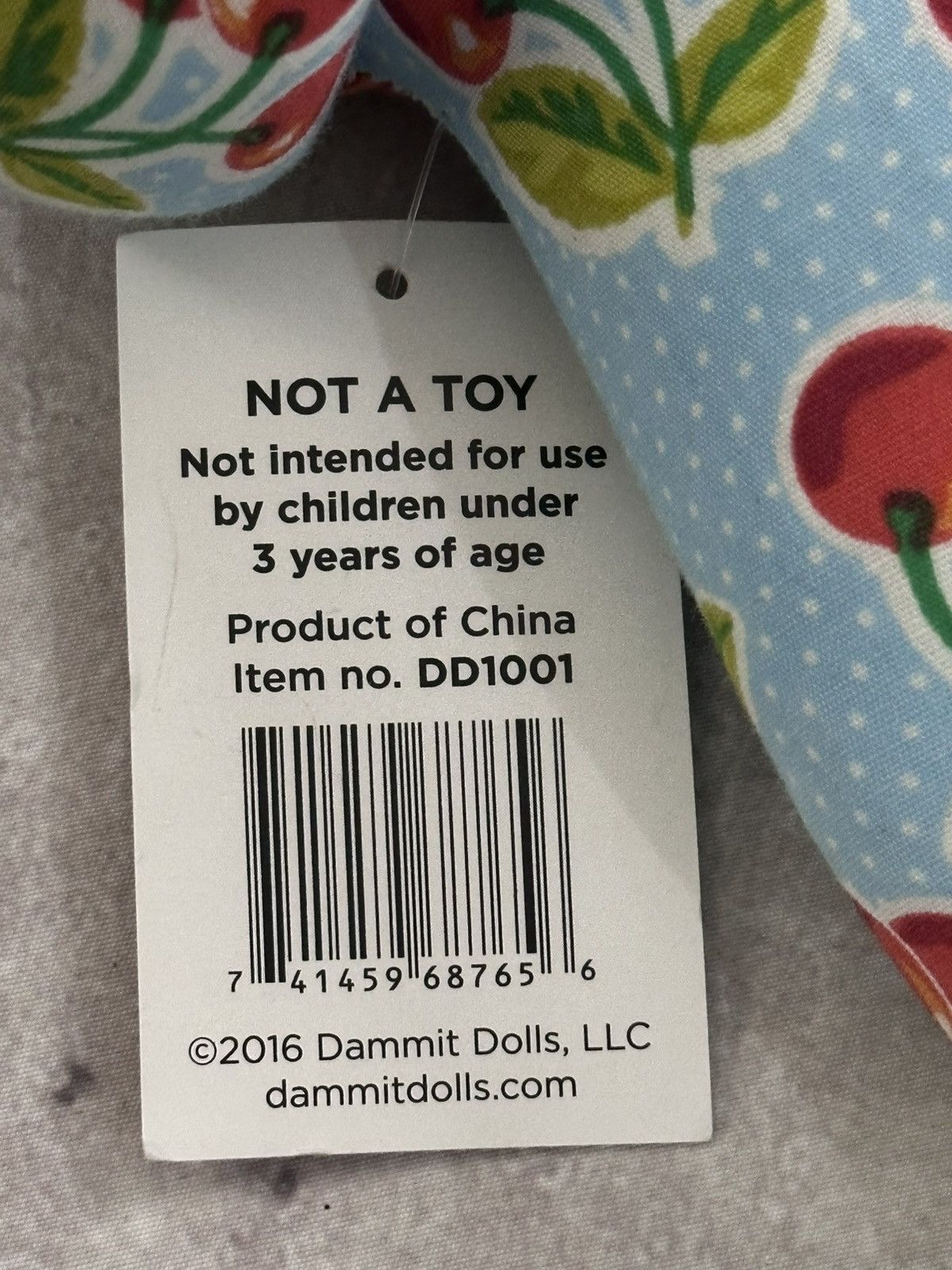 Other Dammit Doll Cherry Pattern Yarn Hair Figure Size ONE SIZE - 6 Thumbnail