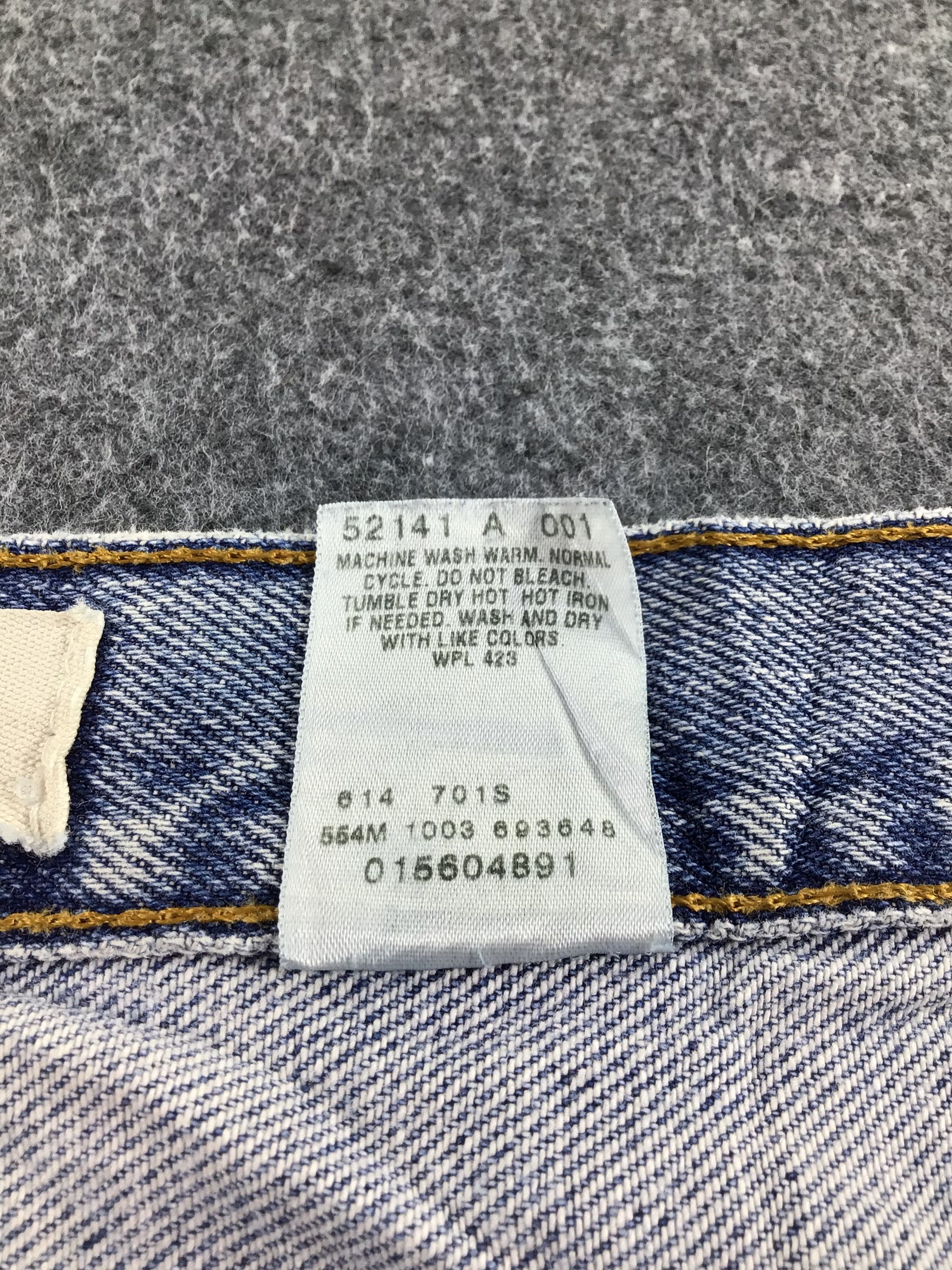 Levi's W47 Vintage Levis 560 Jeans Stone Wash Denim -J527 Size US 44 / EU 60 - 10 Thumbnail