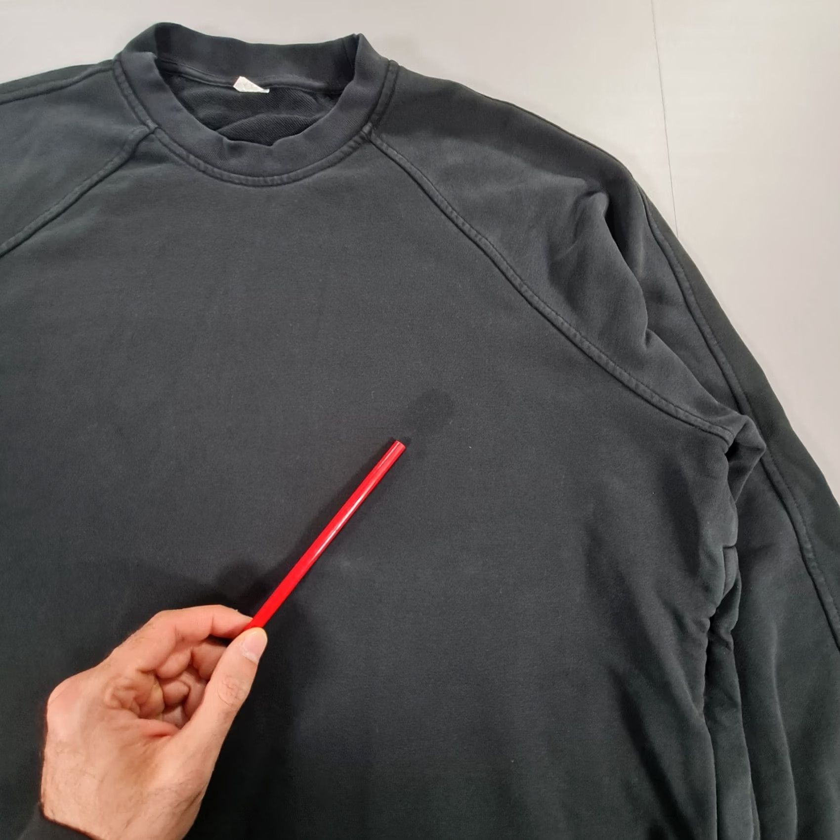 Arket Arket Sweatshirt Black M / L Relaxed Fit Crew Neck Long Sleeve - Logo Accents, Cotton, Pullover, Regular Size, Women’s Shirt/Dept: Women Size L / US 10 / IT 46 - 6 Thumbnail