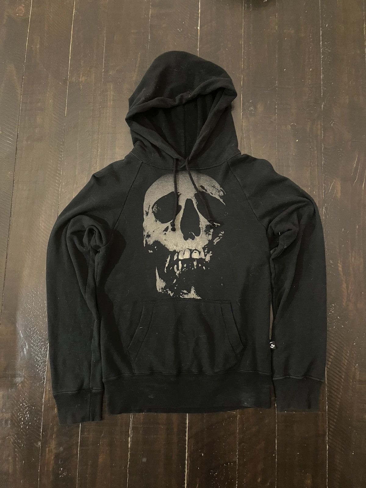 トップス HYSTERIC GLAMOUR skull berry hoodie S HYSTERIC GLAMOUR Skull Berry Printed Pullover Hoodie Black M