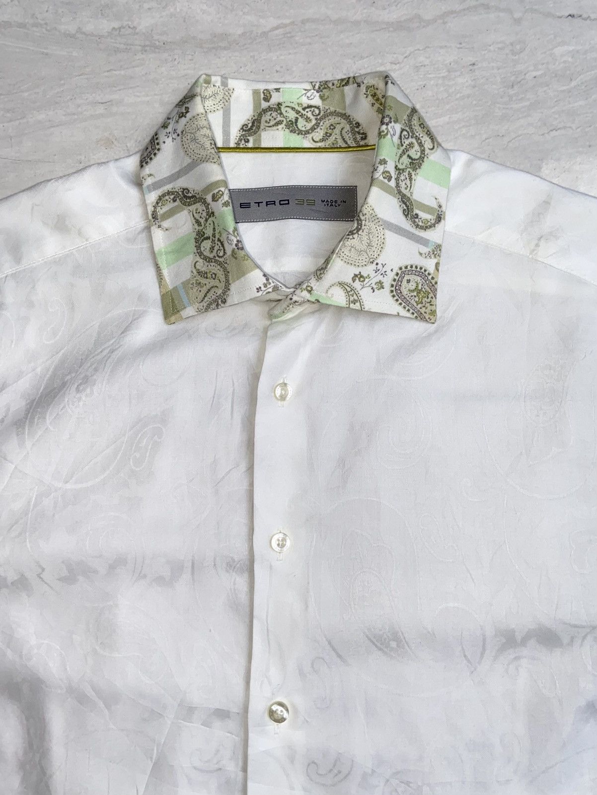 Etro ETRO Motive White Shirt Size US S / EU 44-46 / 1 - 4 Thumbnail