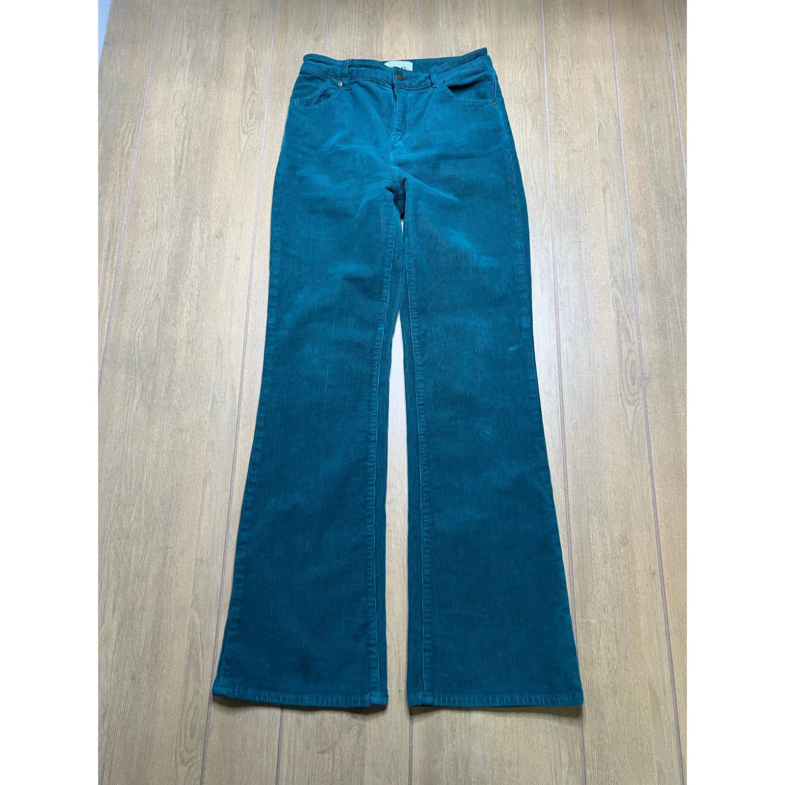 Rolla's Rolla’s Dusters Bootcut Corduroy Pants Teal Green High Rise Size 28" / US 6 / IT 42 - 2 Thumbnail