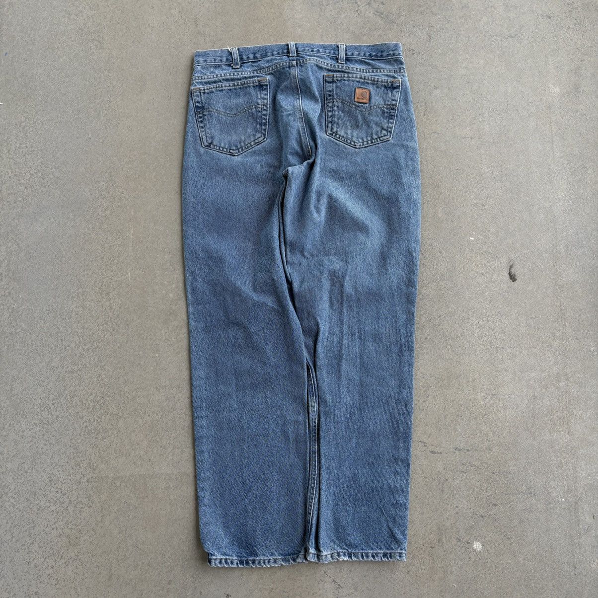 Carhartt Vintage CRAZY Carhartt Baggy Workwear Denim Jeans 38x32 Blue Size US 38 / EU 54 - 1 Thumbnail