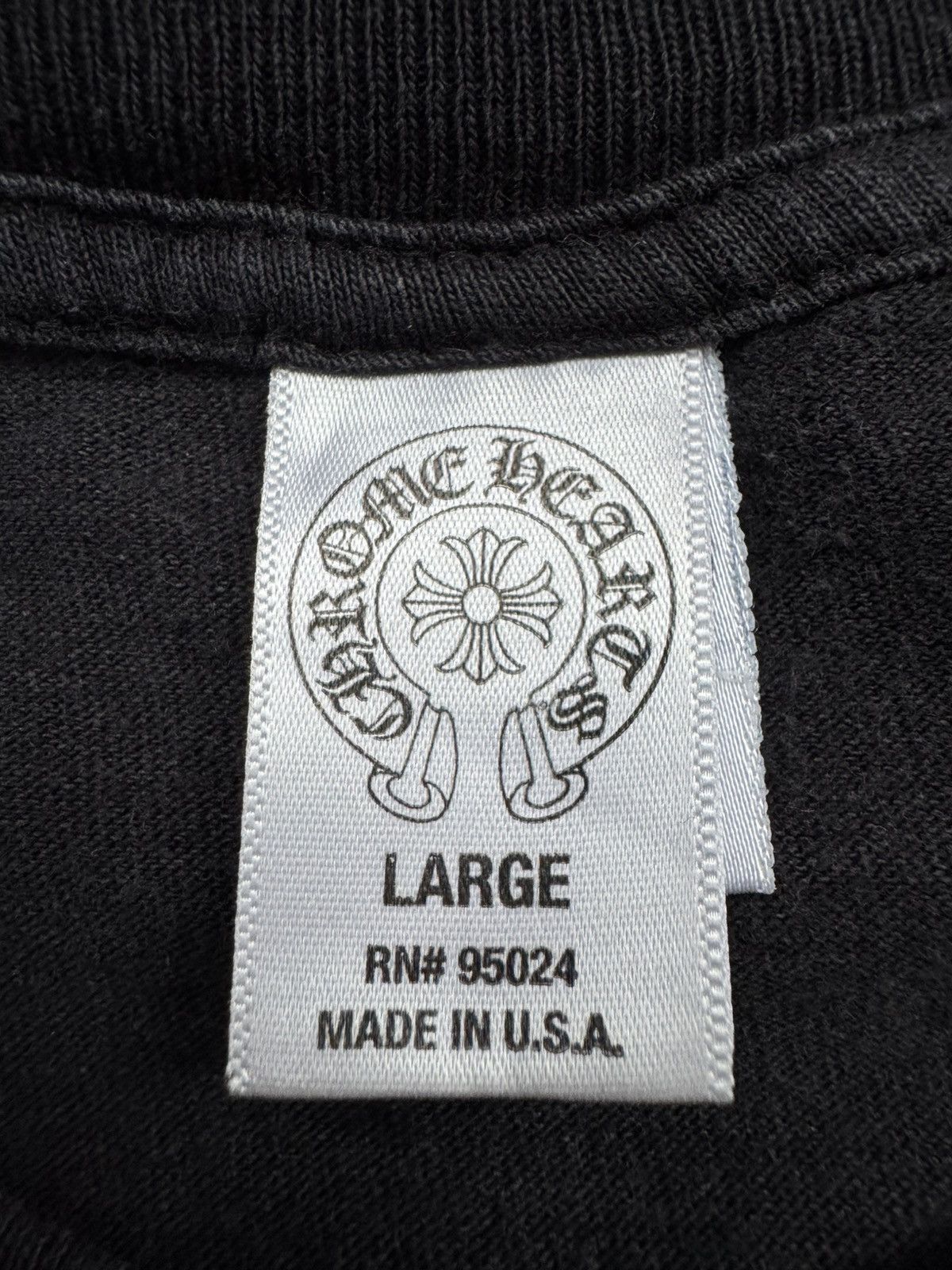 Chrome Hearts Chrome Hears black print t shirt Size US L / EU 52-54 / 3 - 6 Thumbnail