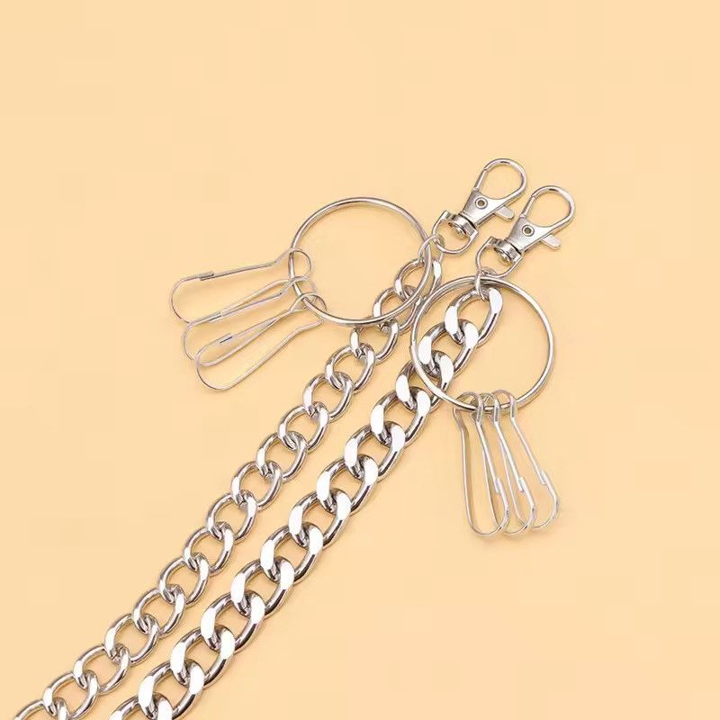 Jewelry 43 cm Chain Belt, Jeans Side Chain - Punk Grunge Size ONE SIZE - 4 Thumbnail