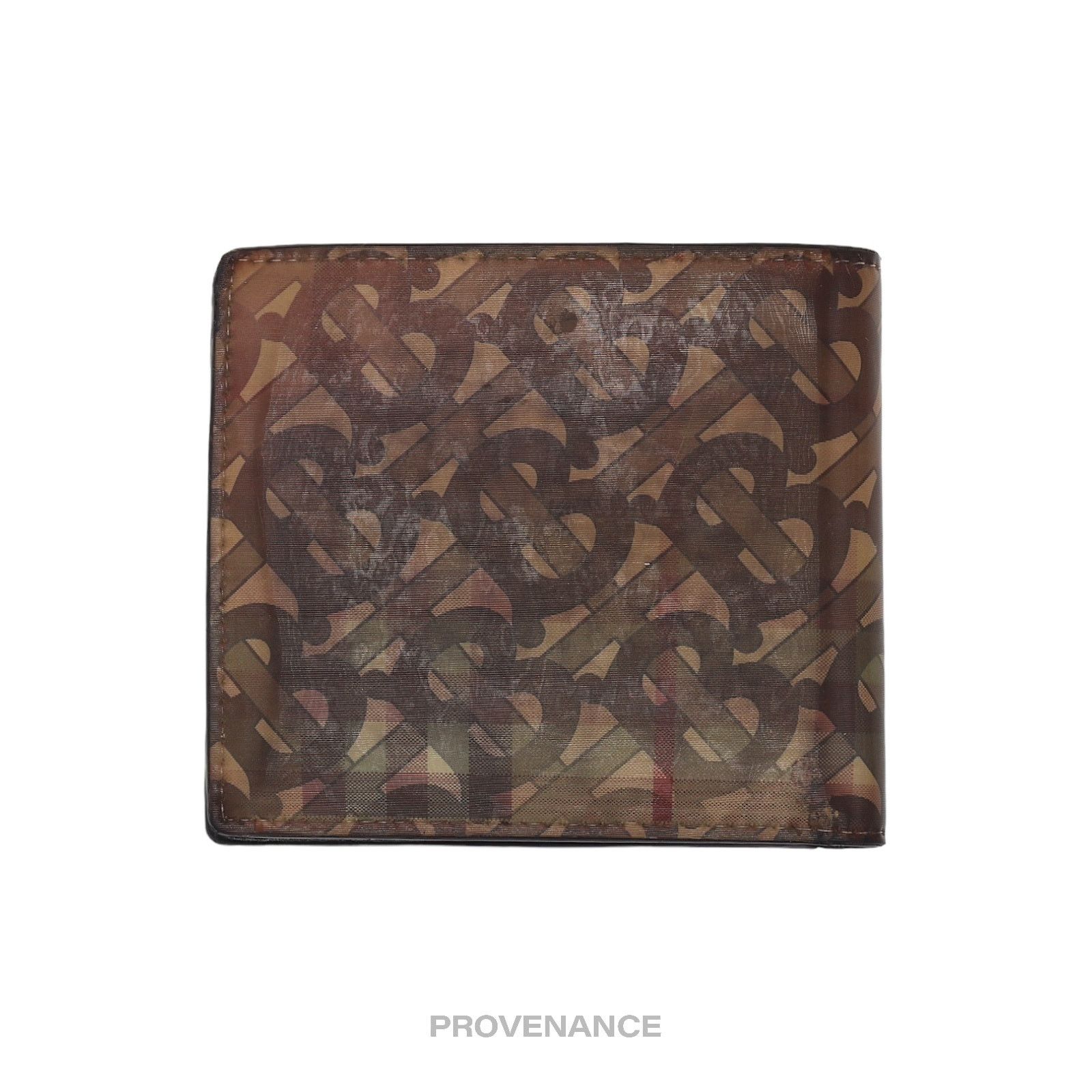 Burberry 🔴 Burberry Bifold Wallet - Hologram TB Monogram Check Size ONE SIZE - 2 Thumbnail