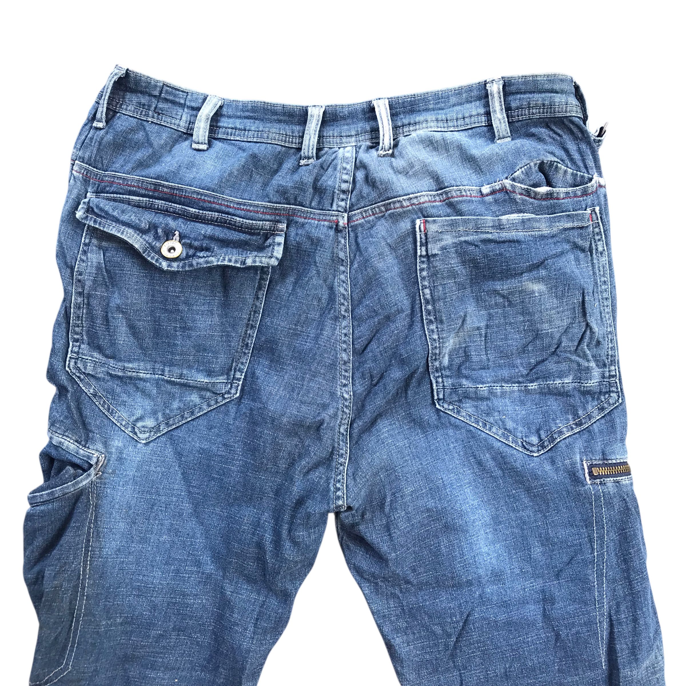 If Six Was Nine Field core Distressed denim Racing -size 34 Size US 34 / EU 50 - 11 Thumbnail