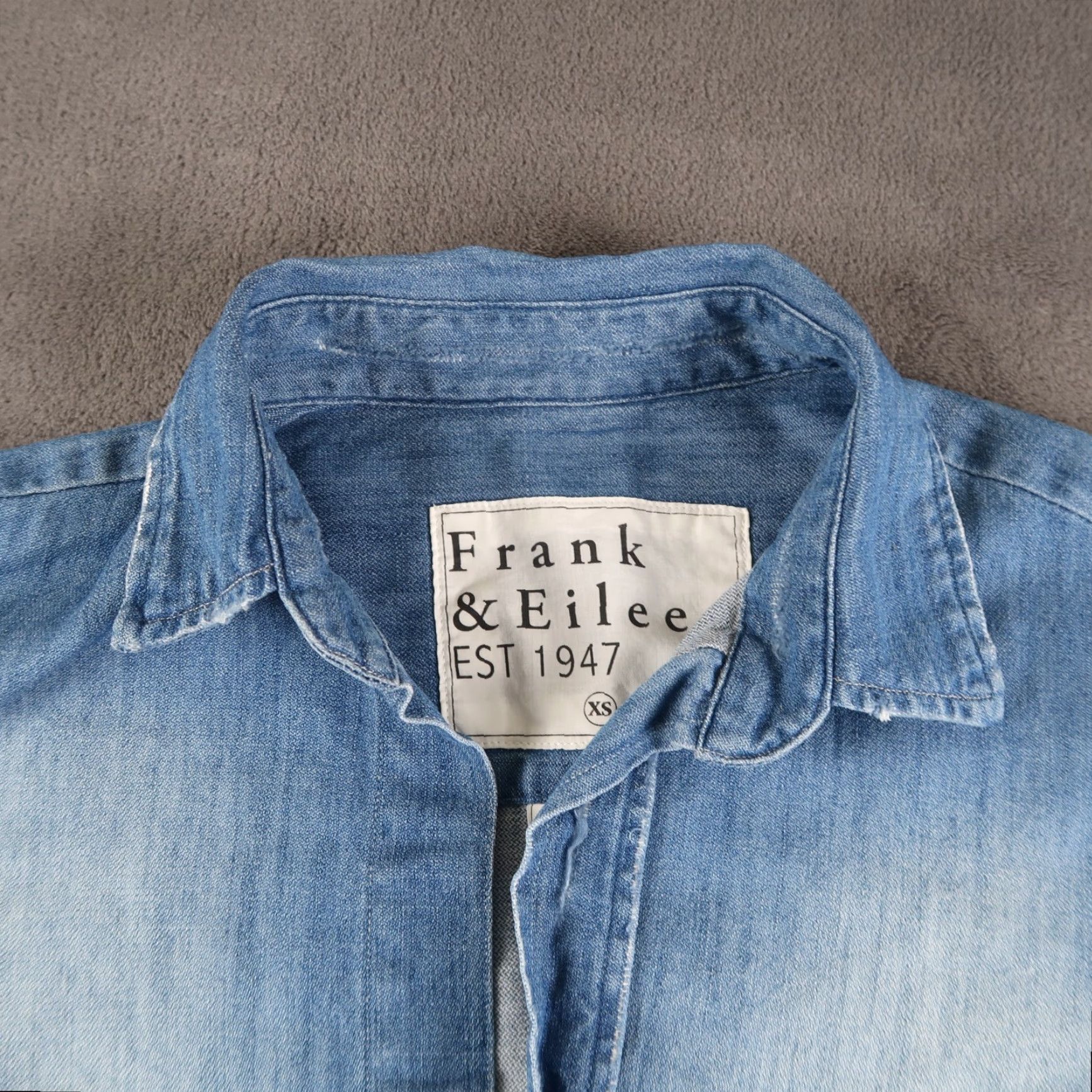 Frank & Eileen Frank & Eileen Denim Grayson Button-Up Shirt XS Women Size XS / US 0-2 / IT 36-38 - 5 Thumbnail