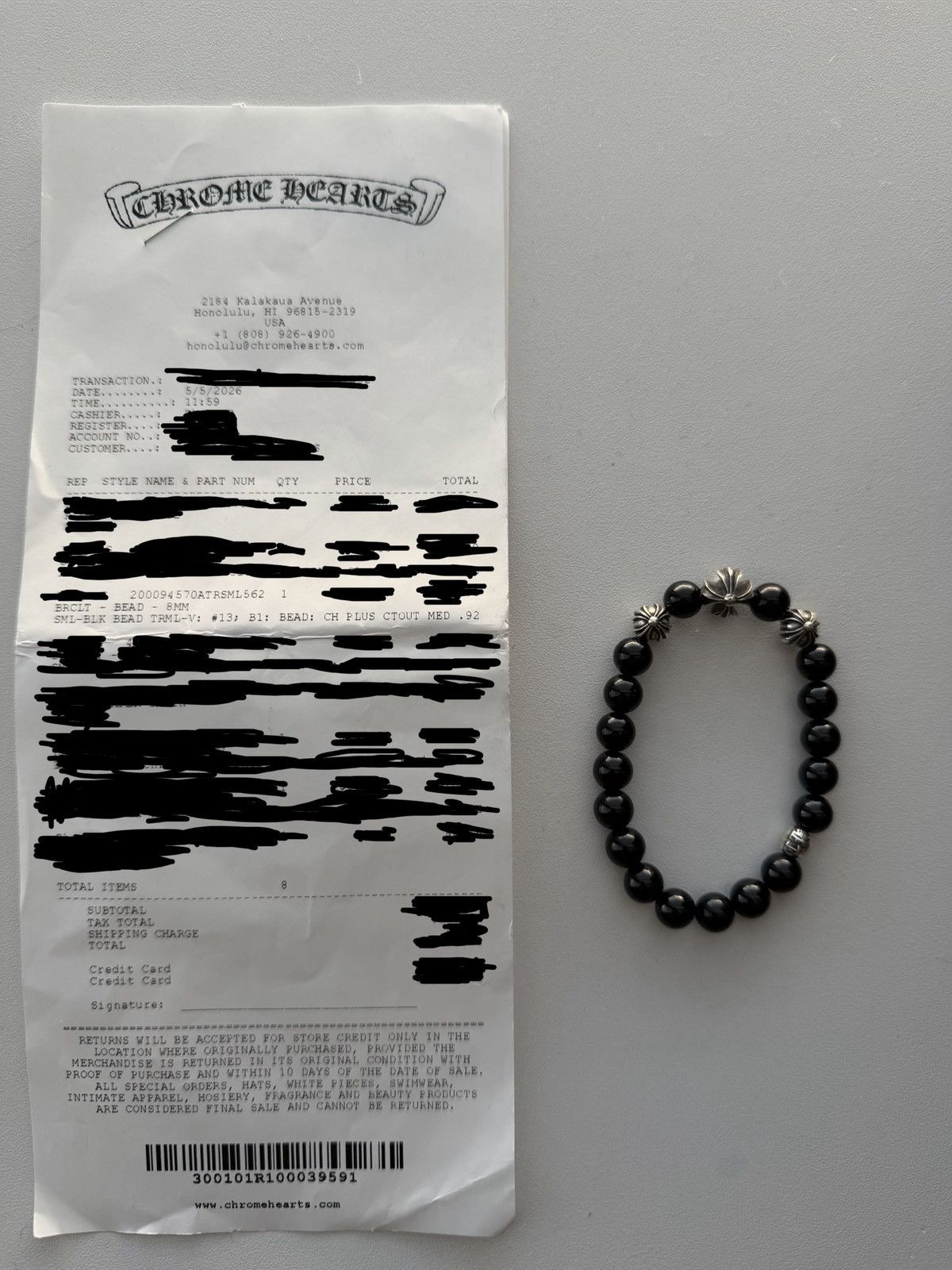 Chrome Hearts Chrome Hearts Beads Bracelet Size ONE SIZE - 5 Thumbnail