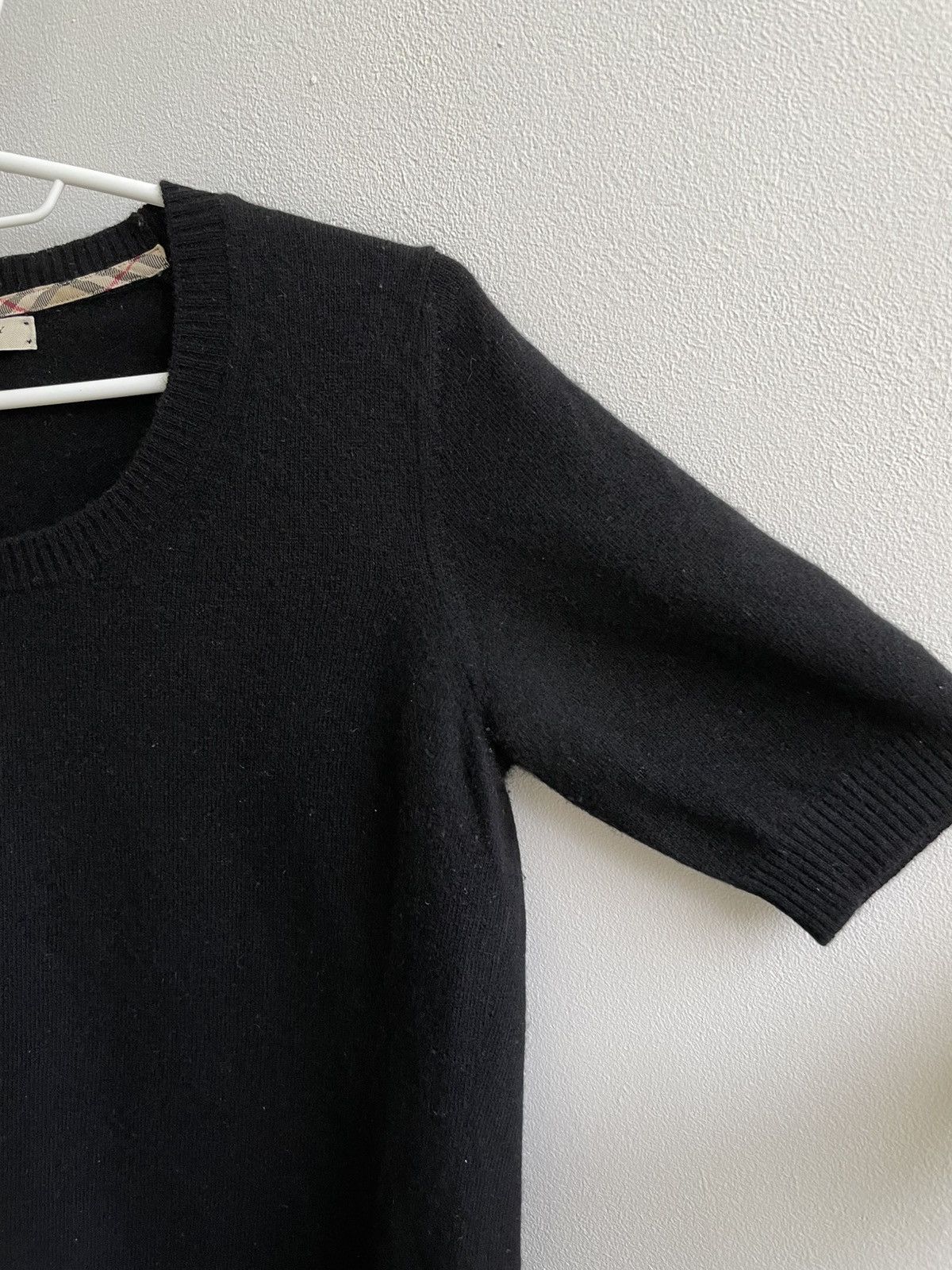 Burberry Burberry Wool Short Sleeve T Shirt Sweater Pullover Tee Size M / US 6-8 / IT 42-44 - 7 Thumbnail