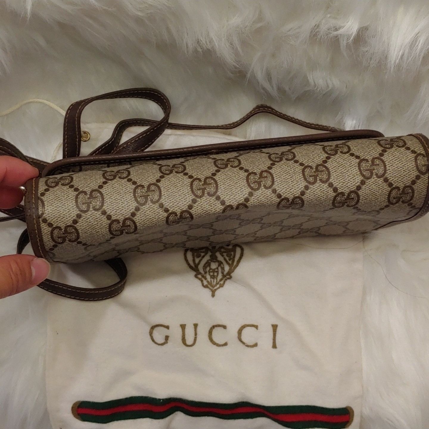 Gucci Vintage Gucci Interlocking GG Monogram Supreme Clutch Size ONE SIZE - 4 Thumbnail
