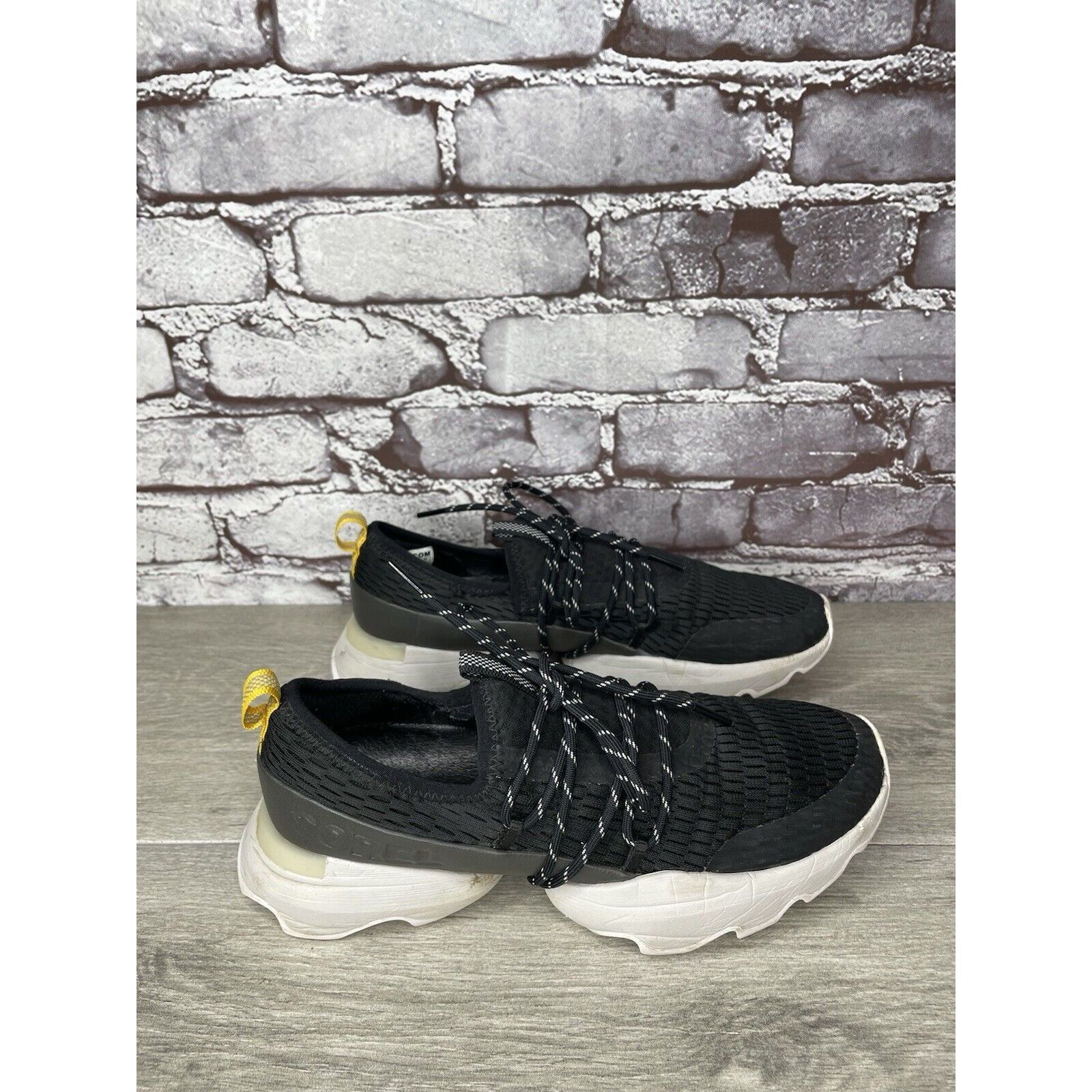SOREL Sorel NL4694-010 Black Synthetic LaceUp White Casual Shoes W Size US 7.5 / IT 37.5 - 13 Thumbnail