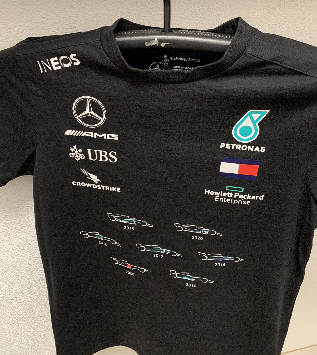Mercedes-Benz Mercedes Benz Petronas black t-shirt S sz Tommy Hilfiger Size US S / EU 44-46 / 1 - 5 Thumbnail