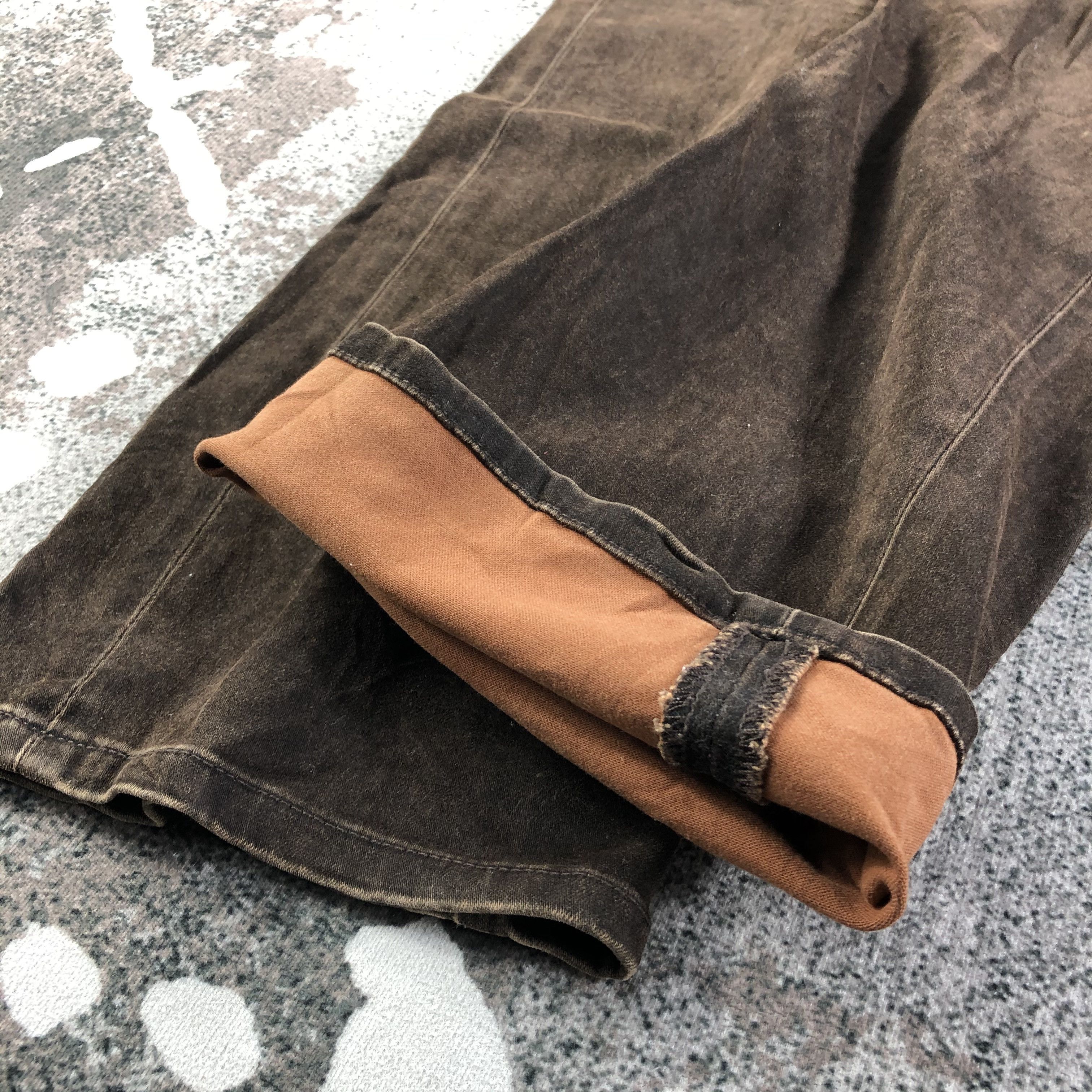 Lee Vintage Lee Jeans Faded Brown Flare Denim KJ1660 Size US 30 / EU 46 - 6 Thumbnail