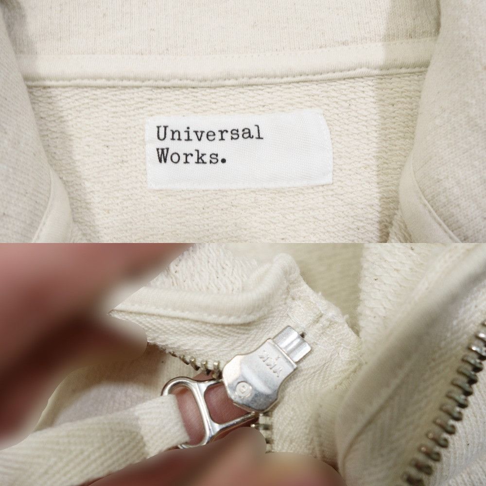 Universal Works Half Zip 1/3 Dry Handle Loopback Pocket High Neck Sweatshirt Size US S / EU 44-46 / 1 - 8 Thumbnail