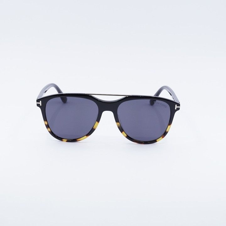 Tom Ford Tom Ford FT1098 05A Damian-02 Sunglasses Black Aviator Frame Size ONE SIZE - 2 Thumbnail