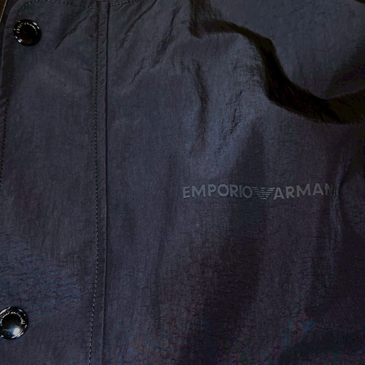 Emporio Armani $1350 EMPORIO ARMANI All-weather blouson Deep blue Size US L / EU 52-54 / 3 - 9 Thumbnail