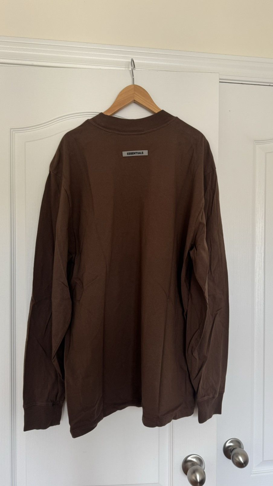 Essentials Fear of God Essentials Brown Long Sleeves Tee Size US XL / EU 56 / 4 - 3 Thumbnail