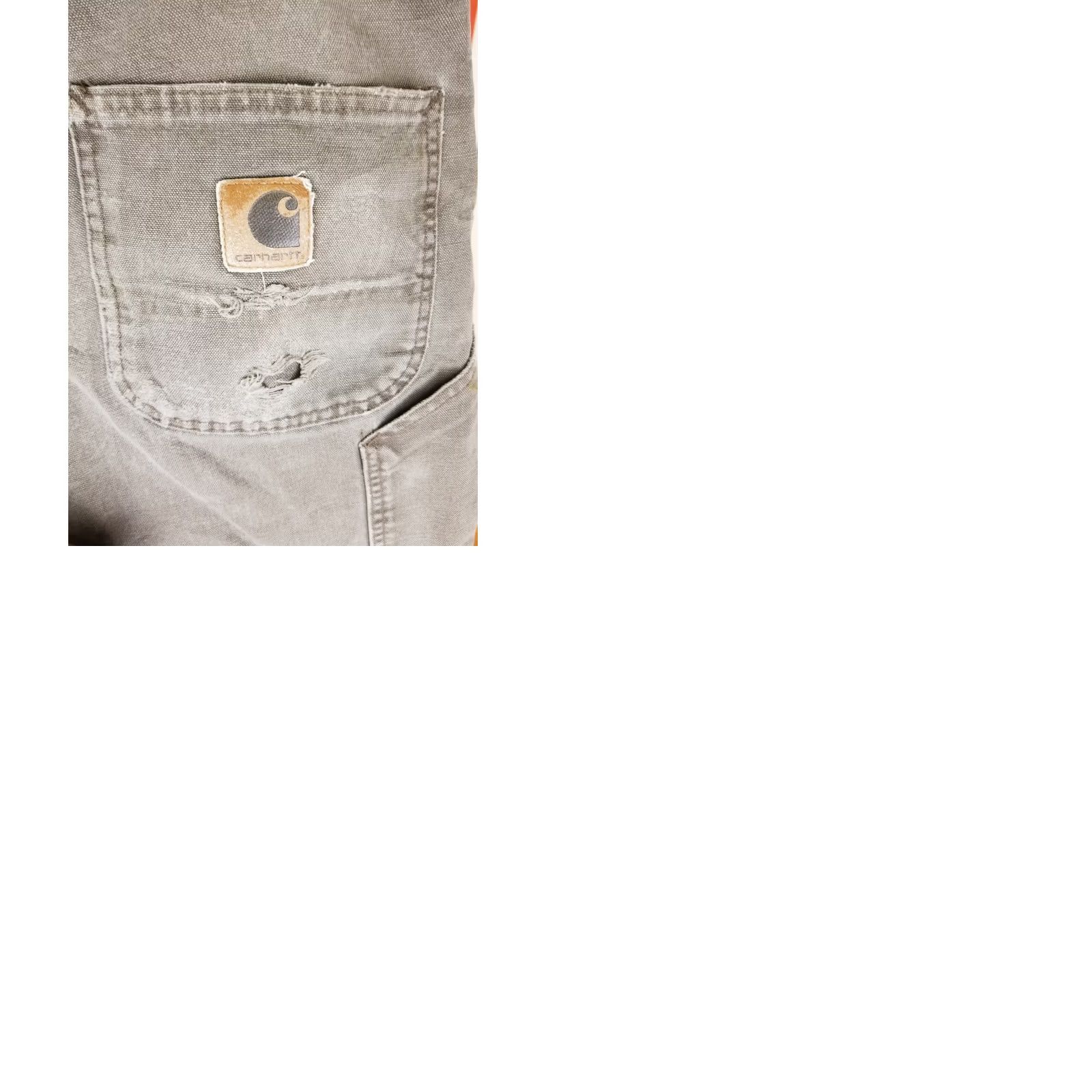 Carhartt VINTAGE Carhartt Painter Carpenter Short Pants Distressed Worn Trashed SZ 32 Size US 32 / EU 48 - 9 Thumbnail