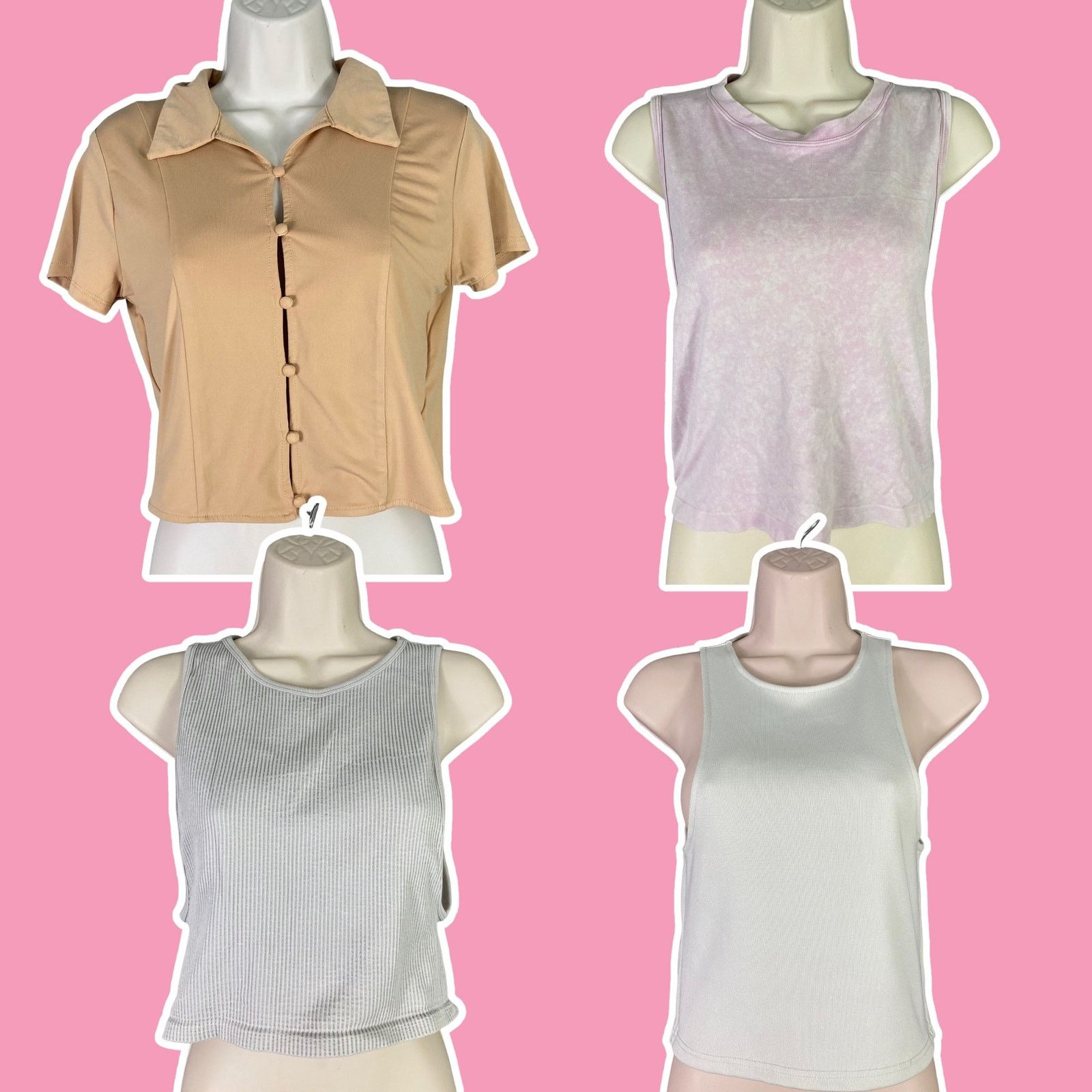 Forever 21 Forever 21 Crop Top Lot 4 M/L Trendy Styles Juniors Summer Size M / US 6-8 / IT 42-44 - 1 Thumbnail