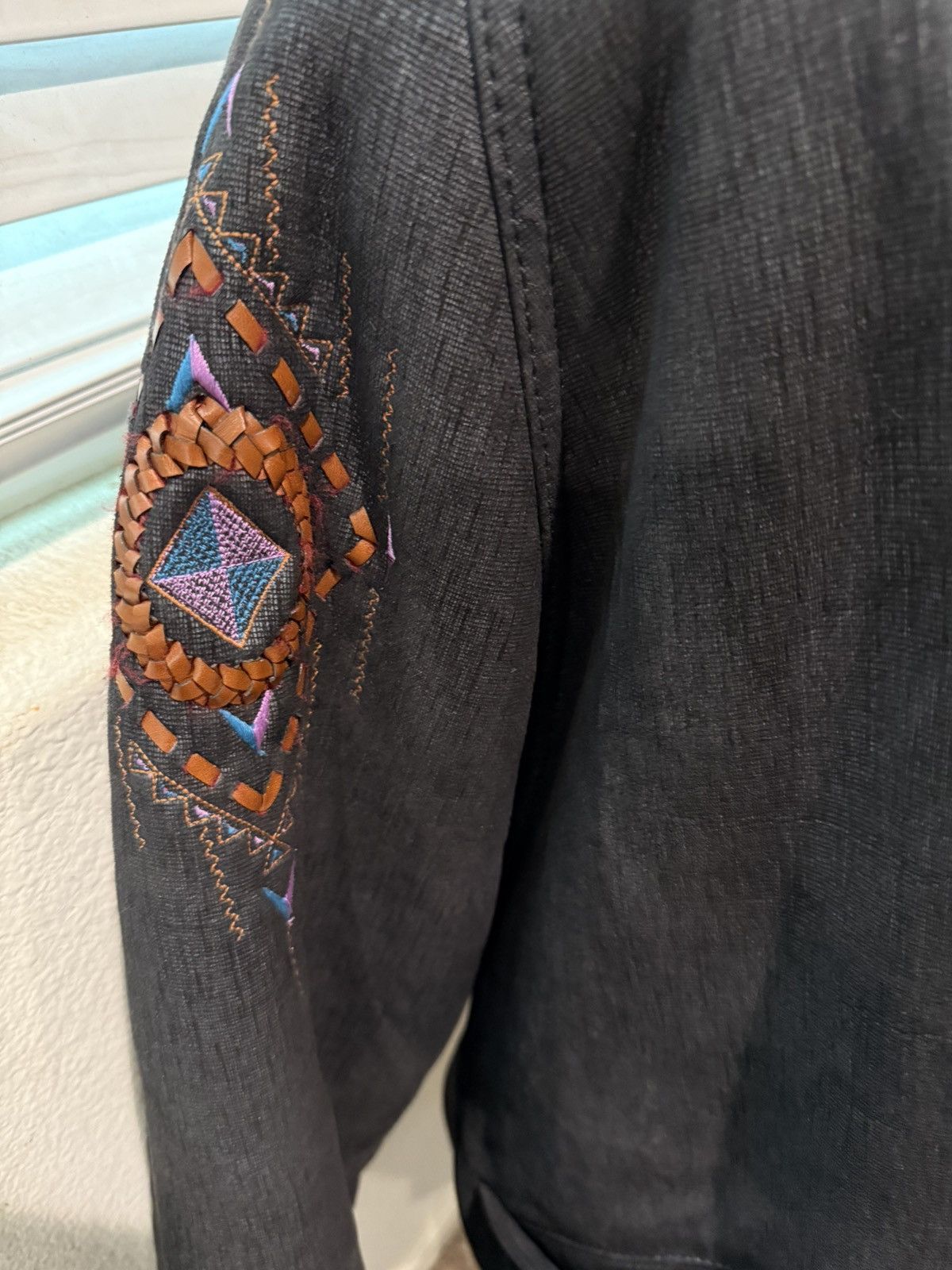 Vintage SOMPER vintage shearling native coat Size XL / US 12-14 / IT 48-50 - 3 Thumbnail
