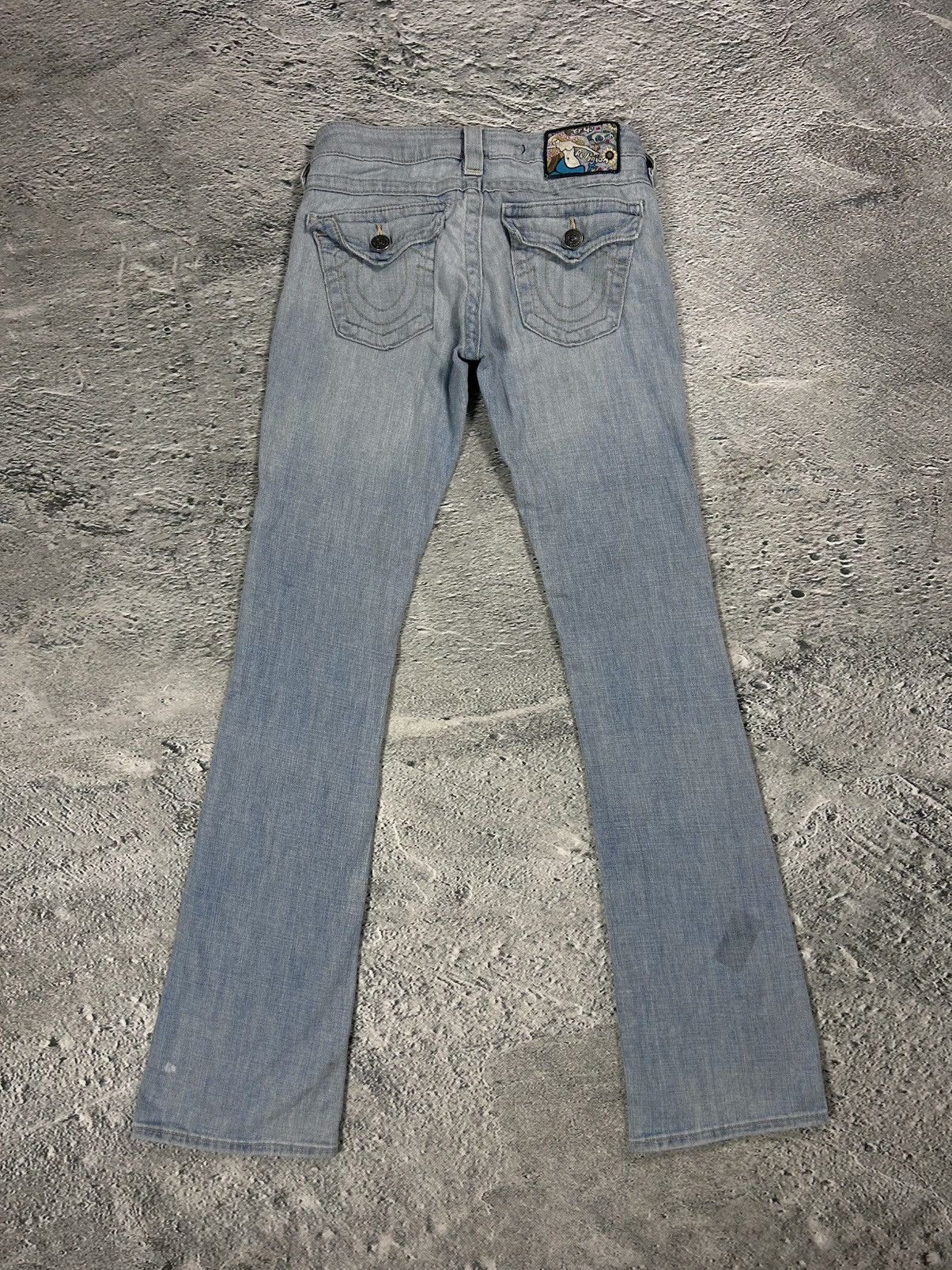 True Religion True Religion blue jeans hippie flared bootcut stitching Size 25" / US 0 / IT 36 - 1 Thumbnail