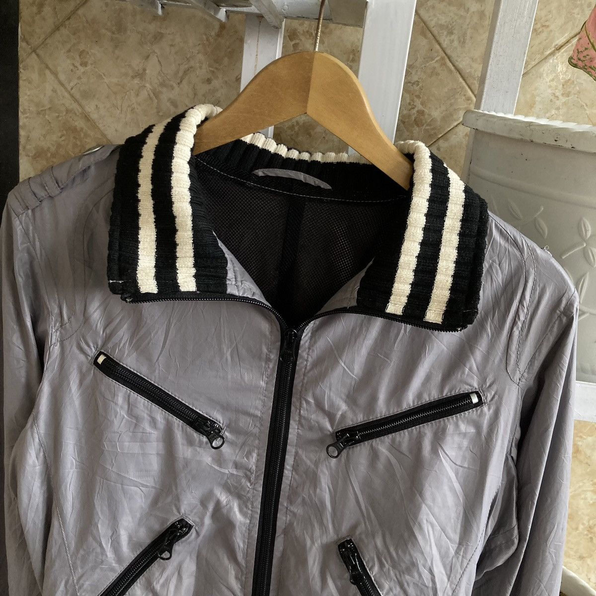 Le Grande Bleu (L.G.B.) ON BOARD - Multi Zipper Track Jacket Vkei Japanese Brand Size US M / EU 48-50 / 2 - 4 Thumbnail