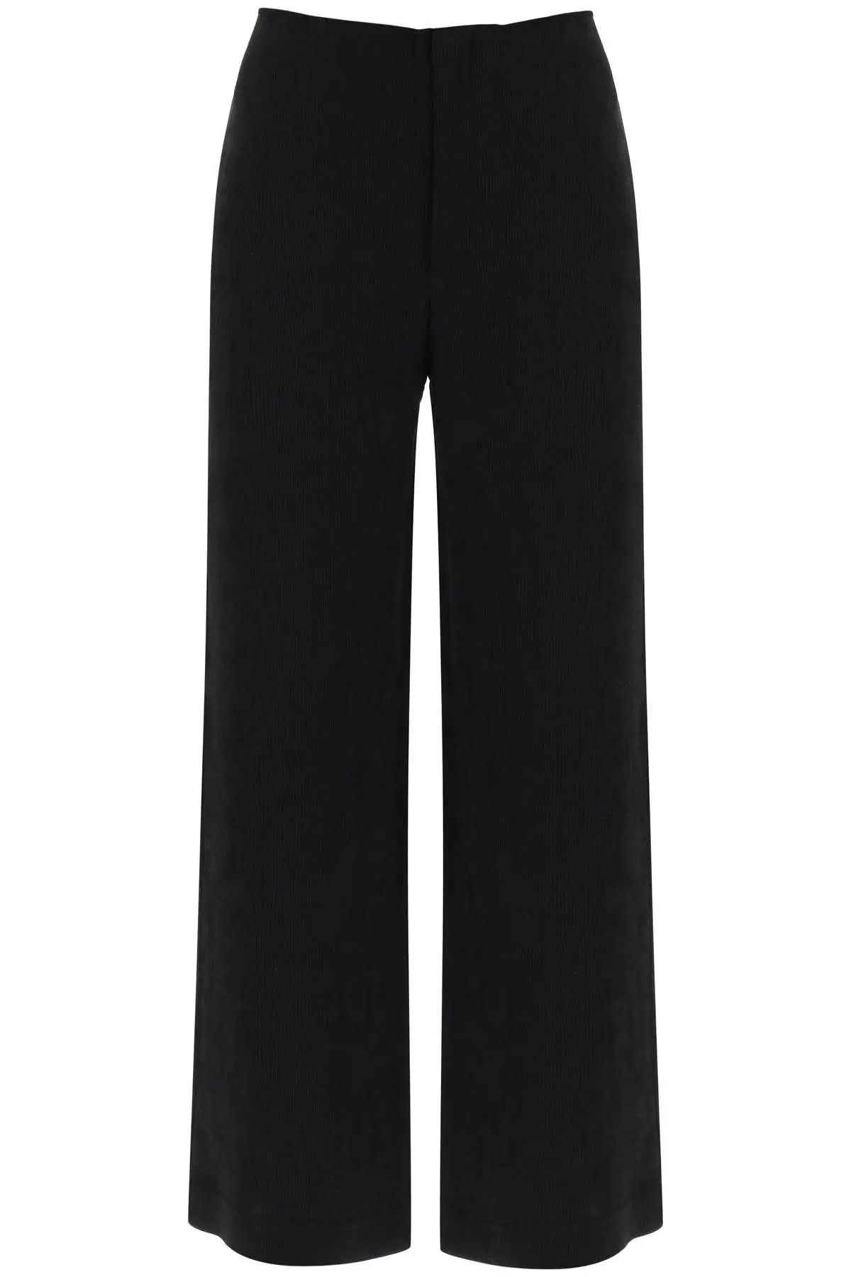 image of By Malene Birger O1S22I1N1223 Marchei Wide Leg Pant In Black, Women's (Size 26)