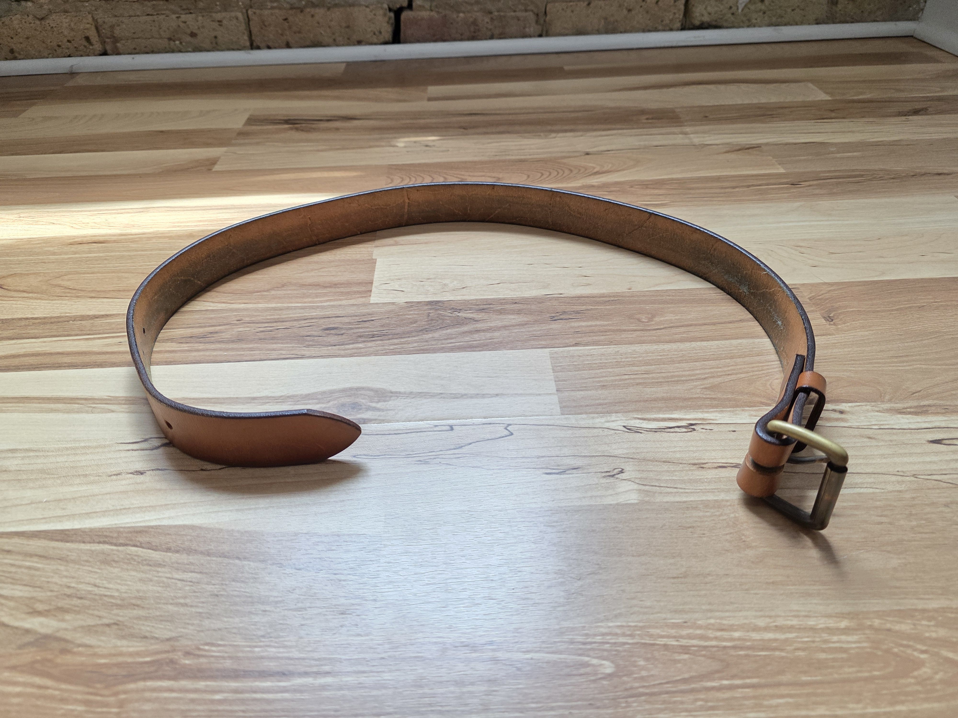 Tanner Goods Tanner Goods Saddle Tan Belt Size 30 Size 30 - 4 Thumbnail