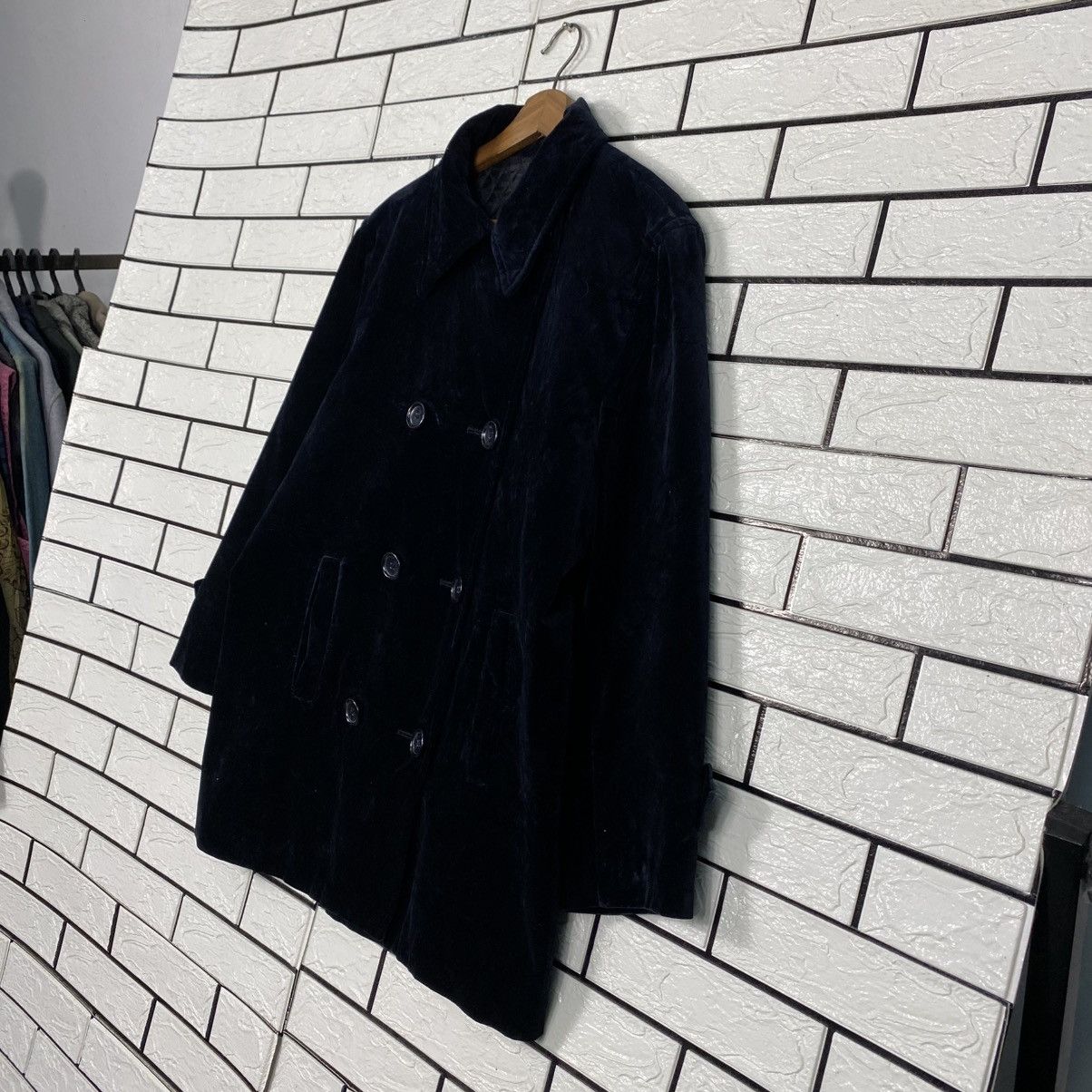Yohji Yamamoto 📌Vintage Chore Velvet Jacket Atsuki Onishi Double Breast Size US M / EU 48-50 / 2 - 3 Thumbnail