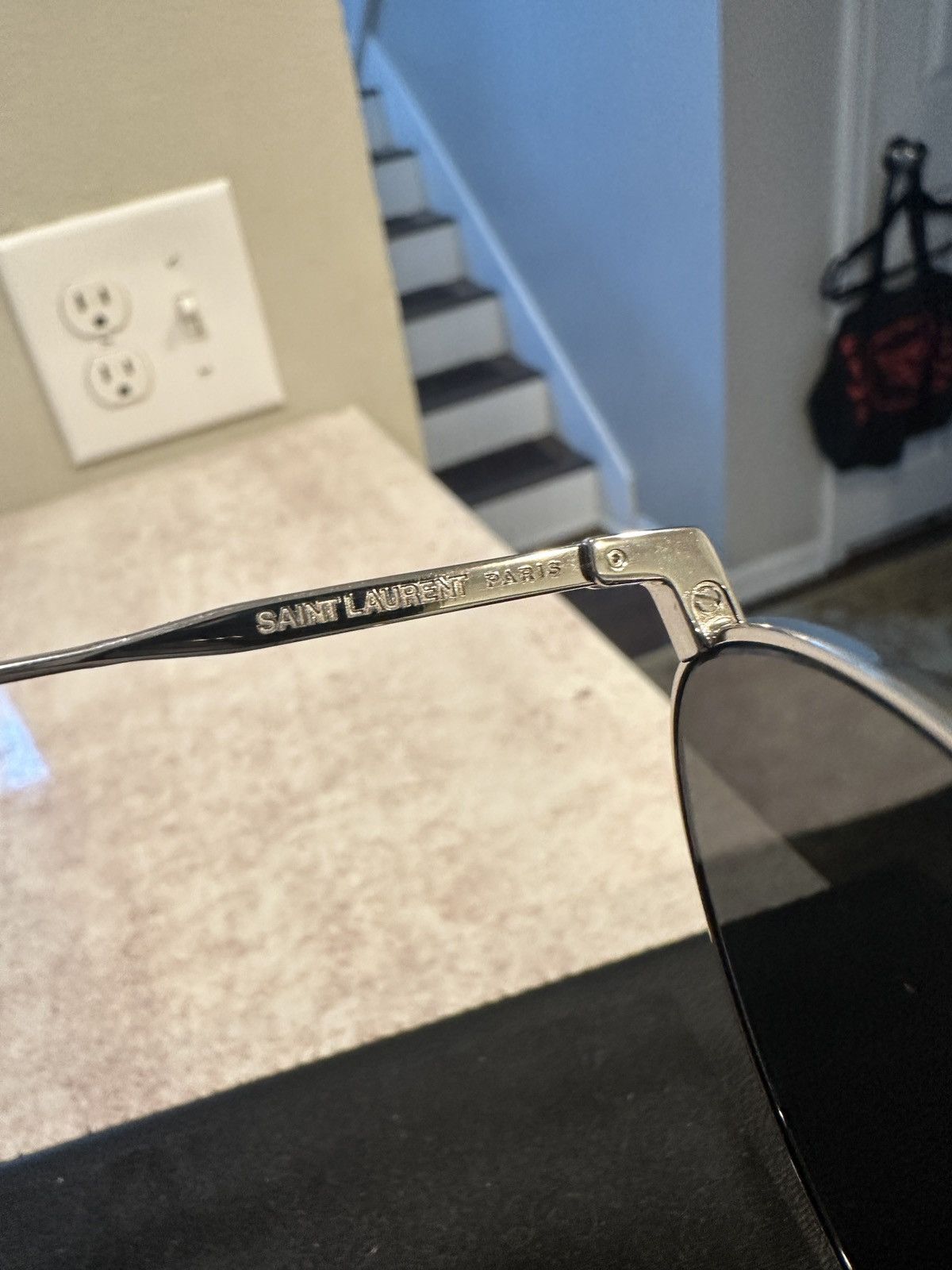 Saint Laurent Paris Round Mirrored Sunglasses SL250-003 Size ONE SIZE - 3 Thumbnail