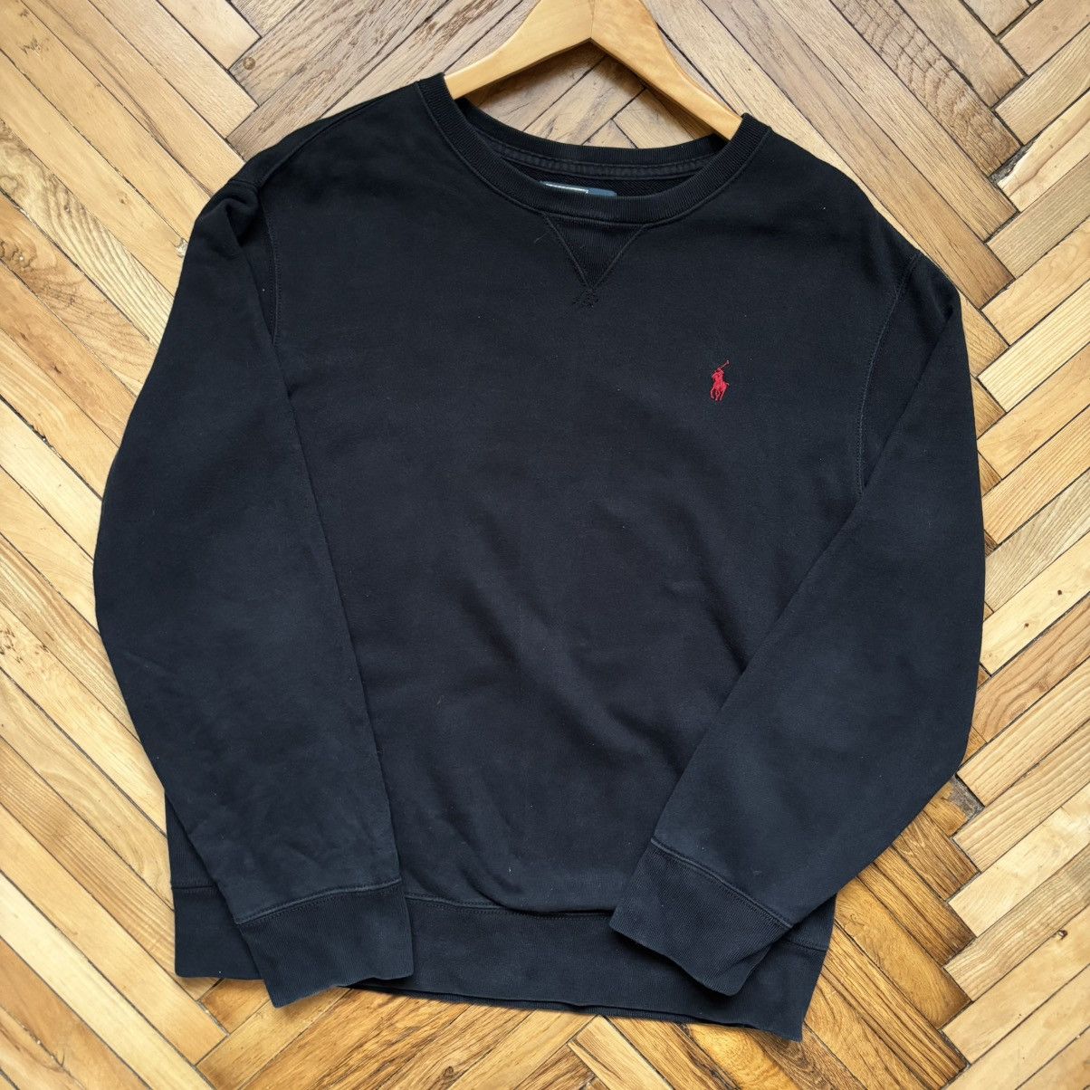 Polo Ralph Lauren Vintage 90’s Polo Ralph Lauren Sweatshirt Red Logo Crewneck Size US L / EU 52-54 / 3 - 1 Thumbnail