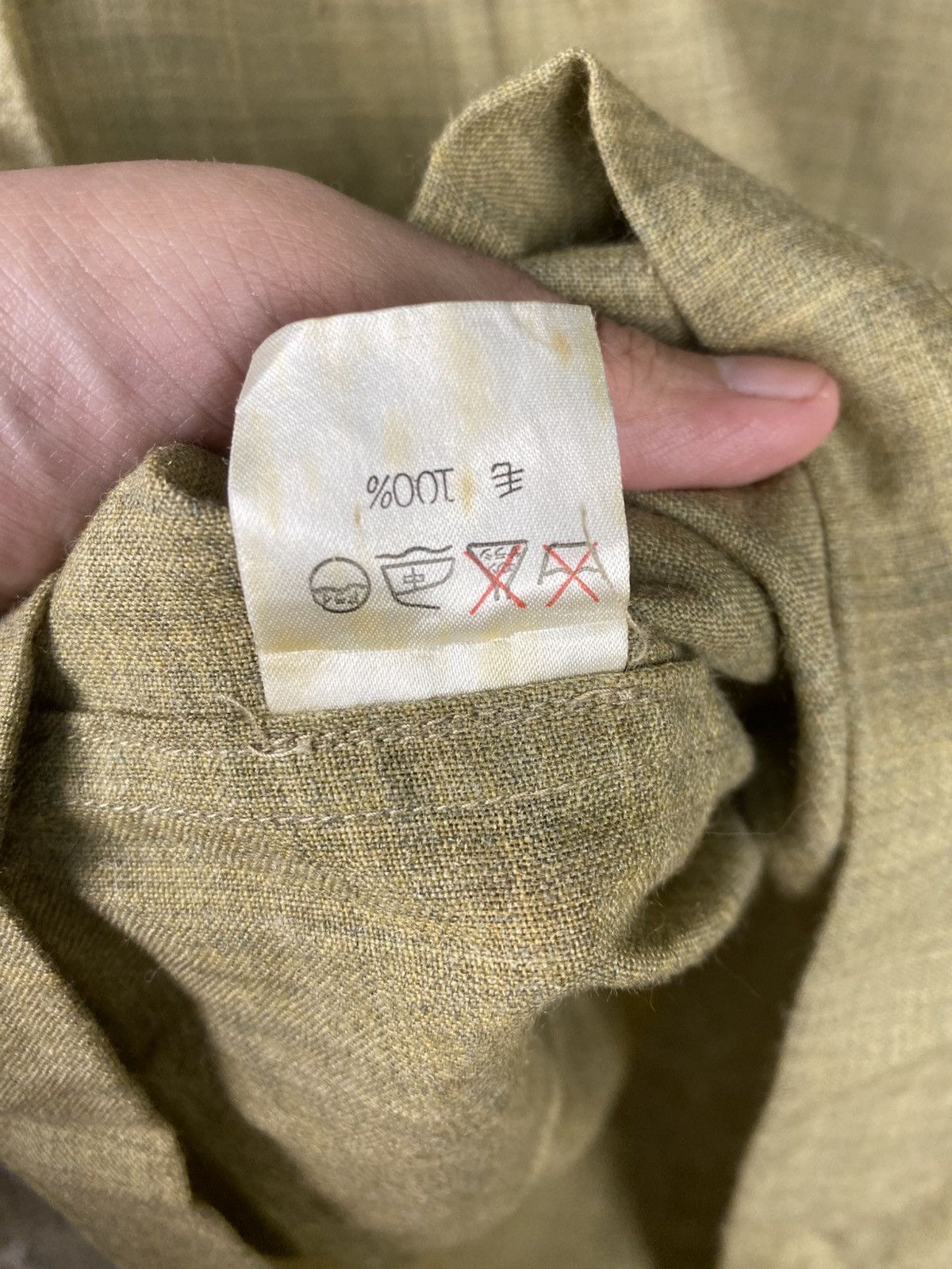Issey Miyake Issey Miyake Plantation Linen Shirt Size US M / EU 48-50 / 2 - 12 Thumbnail