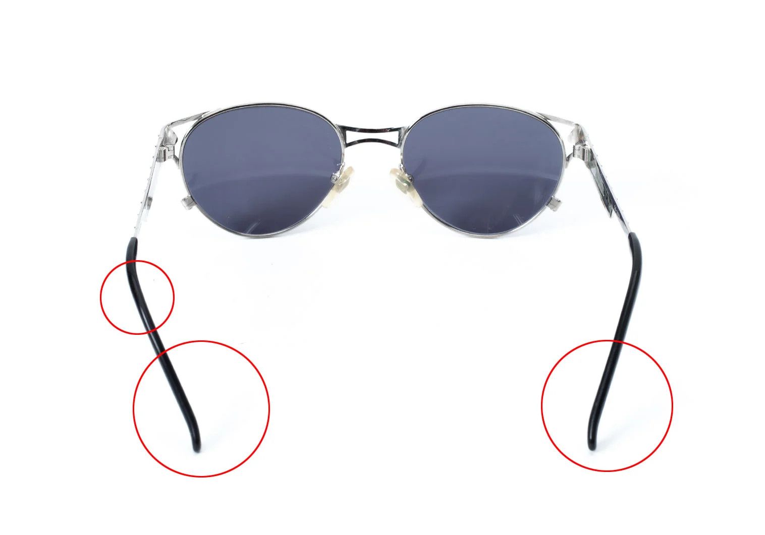 Jean Paul Gaultier Side Window Frame Sunglasses in Silver 50-18-140 Size ONE SIZE - 7 Thumbnail