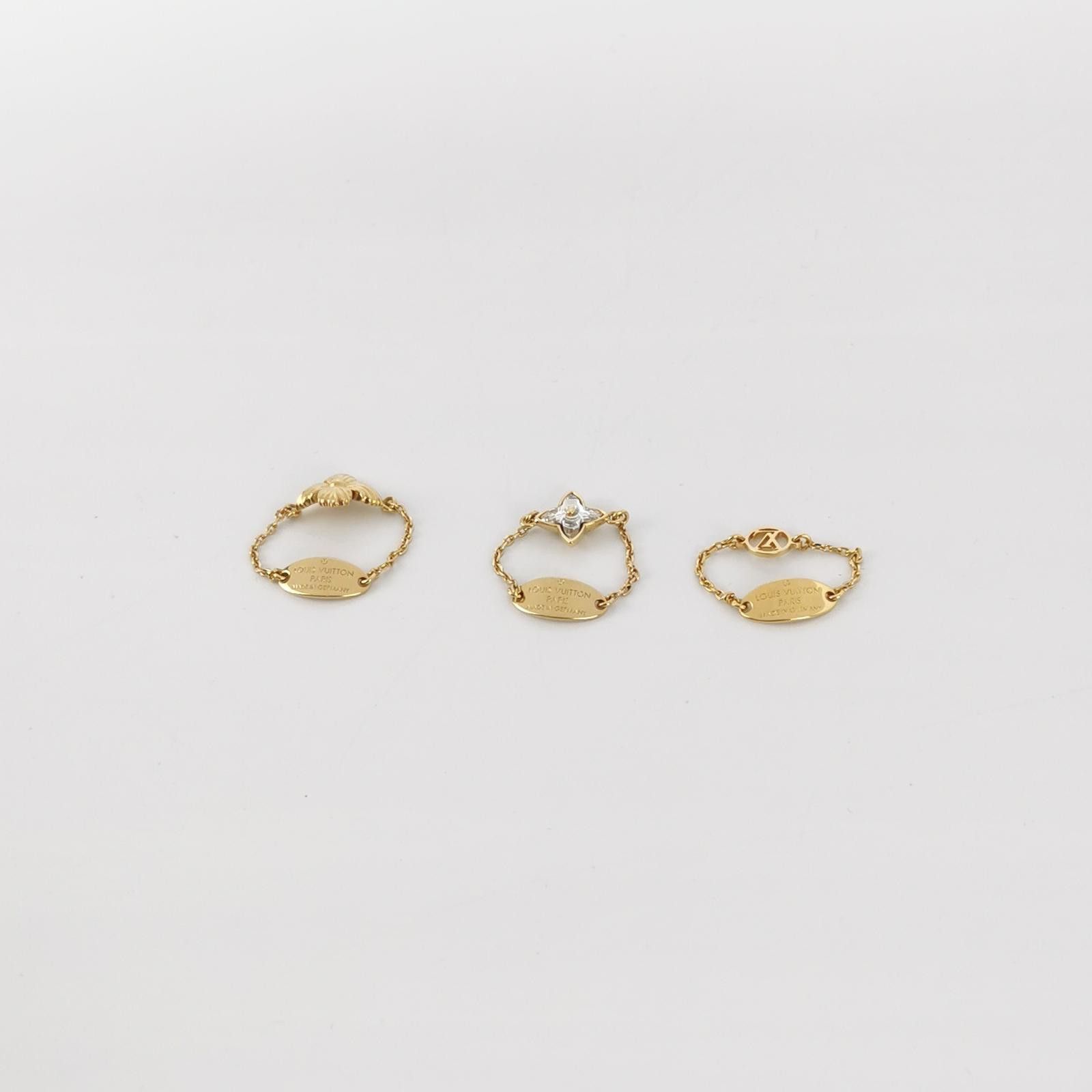 Louis Vuitton Louis Vuitton (LV) Blooming Crystal Monogram Floral Ring Se Size ONE SIZE - 2 Thumbnail